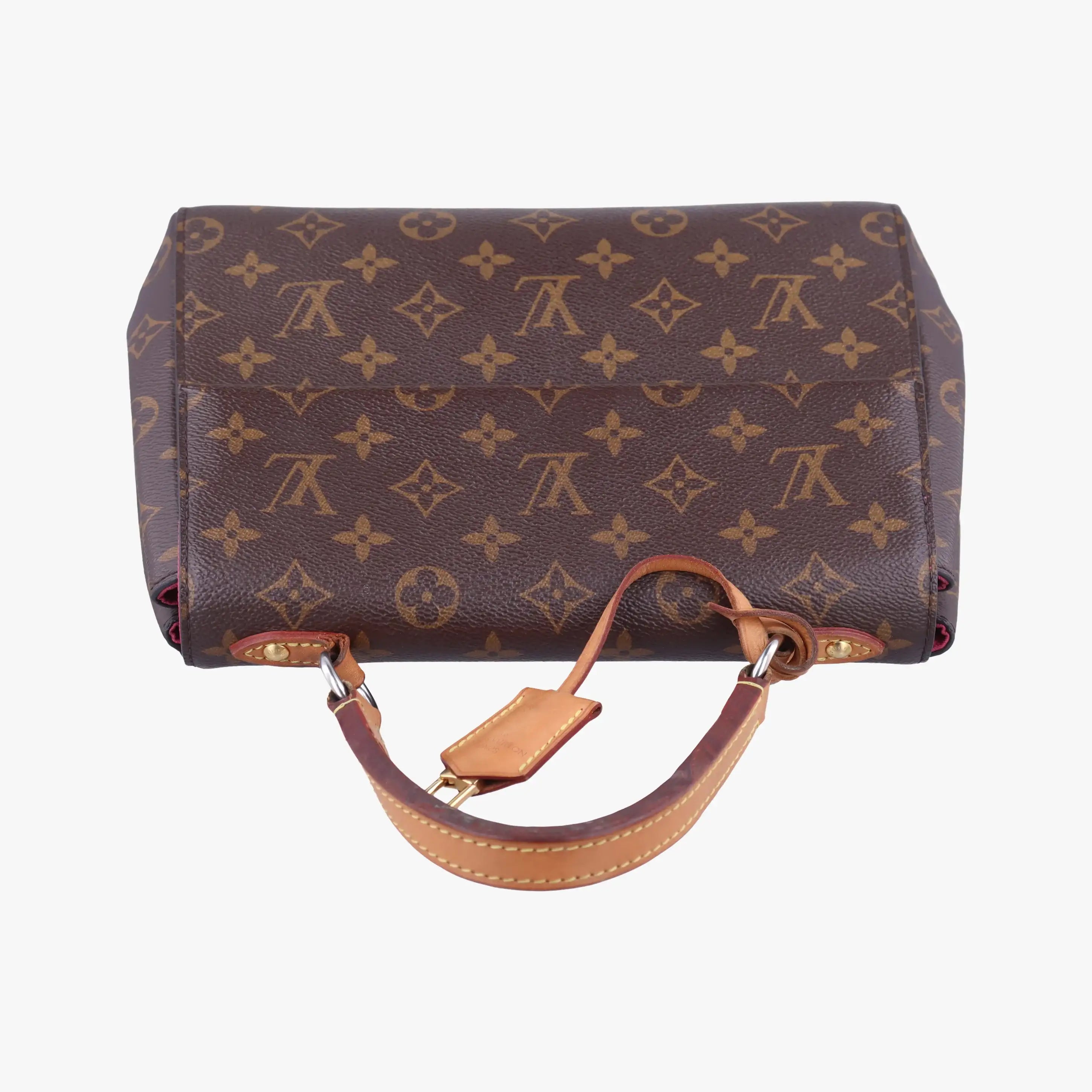 Vintage Louis Vuitton Cluny BB Brown Monogram canvas×calf leather M42738 shoulderbag | stylenewstar