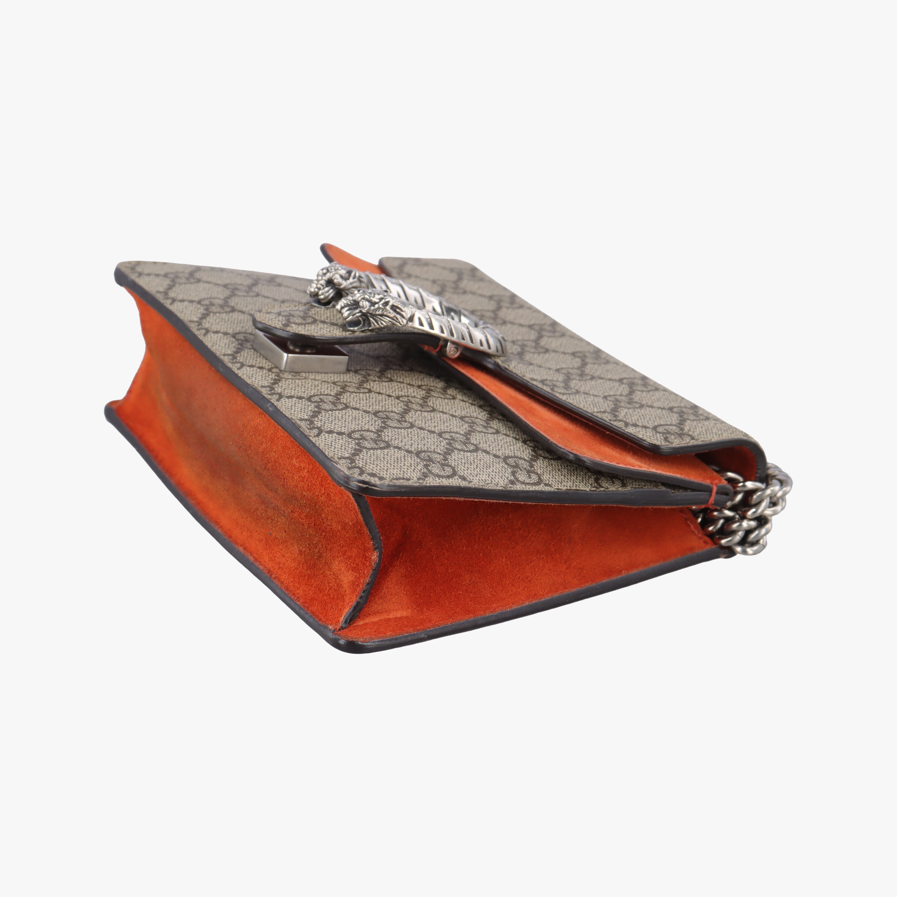 Pre-owned Gucci Dionysus beige×red PVC coated canvas 421970 shoulderbag | stylenewstar
