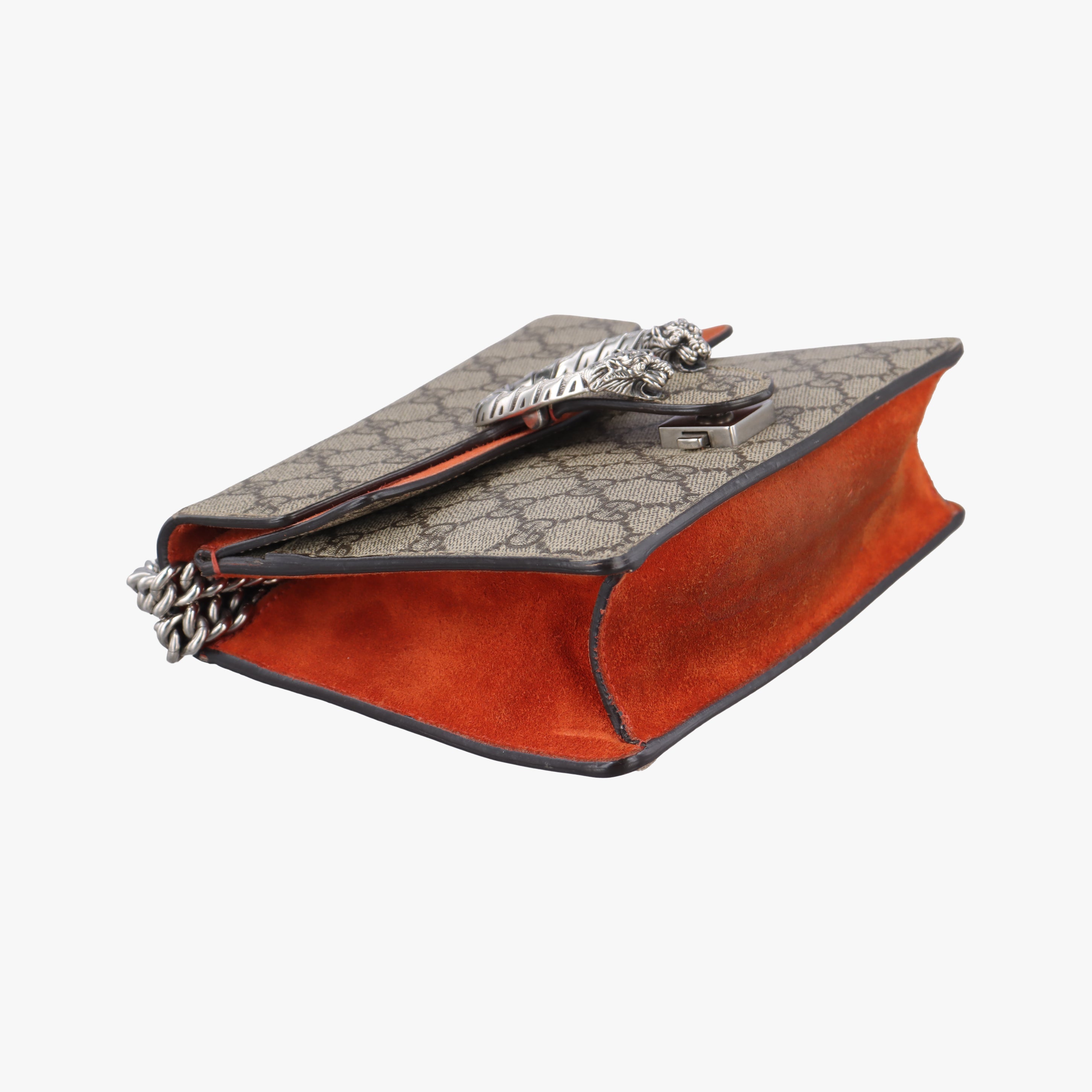 Pre-owned Gucci Dionysus beige×red PVC coated canvas 421970 shoulderbag | stylenewstar