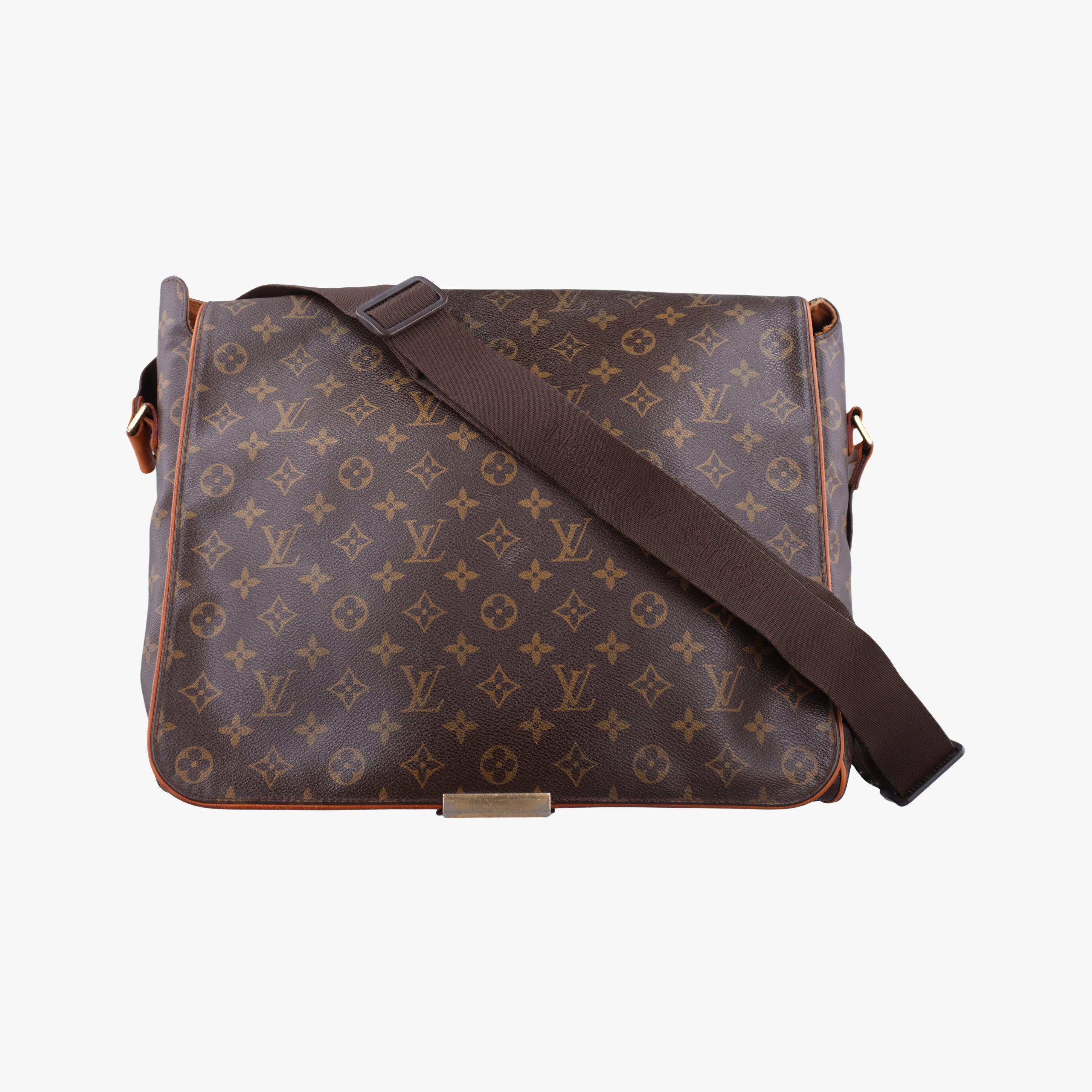 Pre-owned Louis Vuitton Abes Messenger brown Monogram Canvas M45257 shoulderbag | stylenewstar