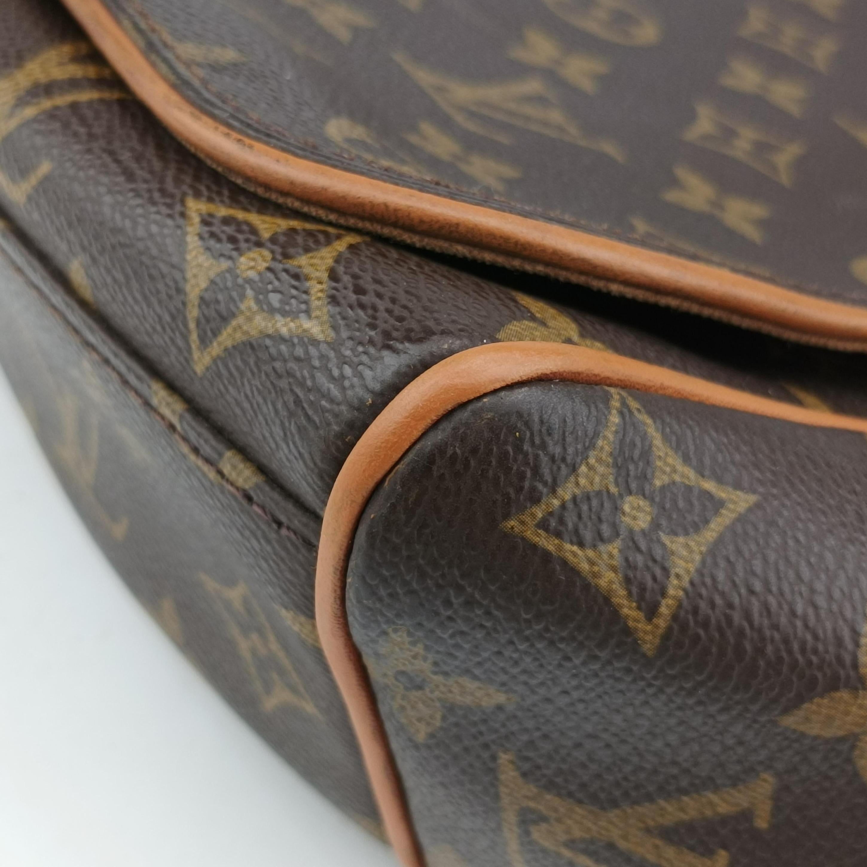 Pre-owned Louis Vuitton Abes Messenger brown Monogram Canvas M45257 shoulderbag | stylenewstar