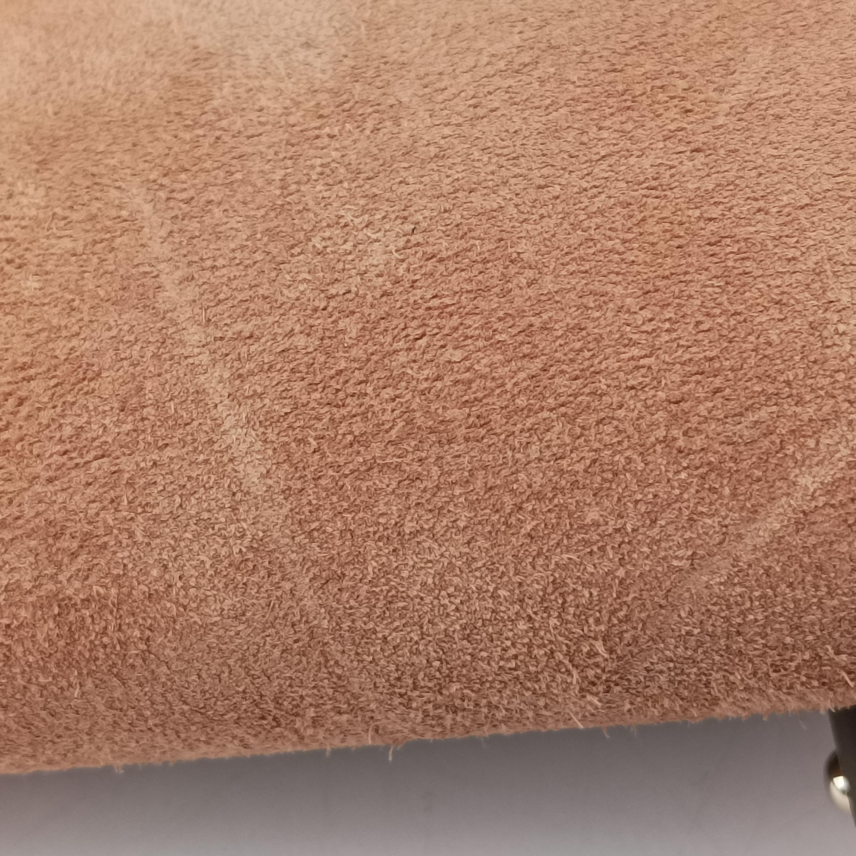 Pre-owned Chloe FAYE Pink×Beige Suede × leather  shoulderbag | stylenewstar