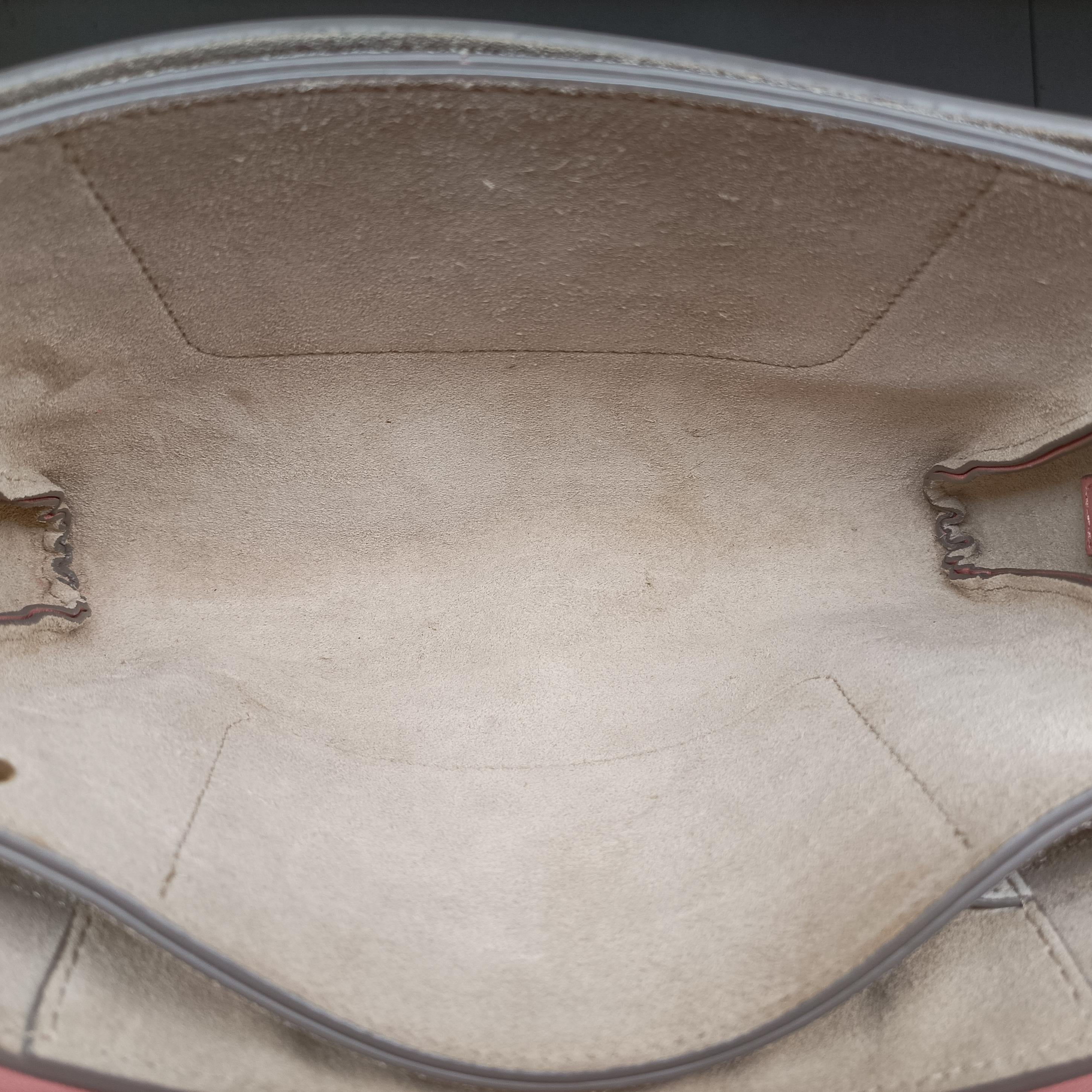 Pre-owned Chloe FAYE Pink×Beige Suede × leather  shoulderbag | stylenewstar