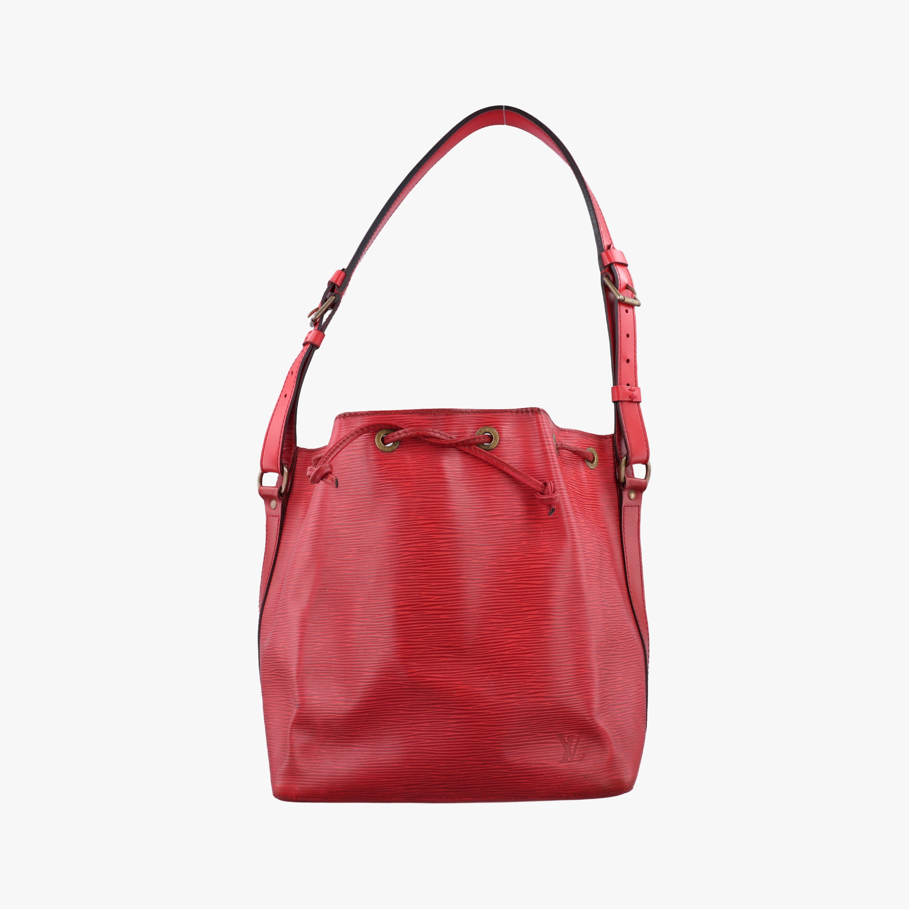 Pre-owned Louis Vuitton Petit Noe Castilian Red Epi M44107 shoulderbag | stylenewstar