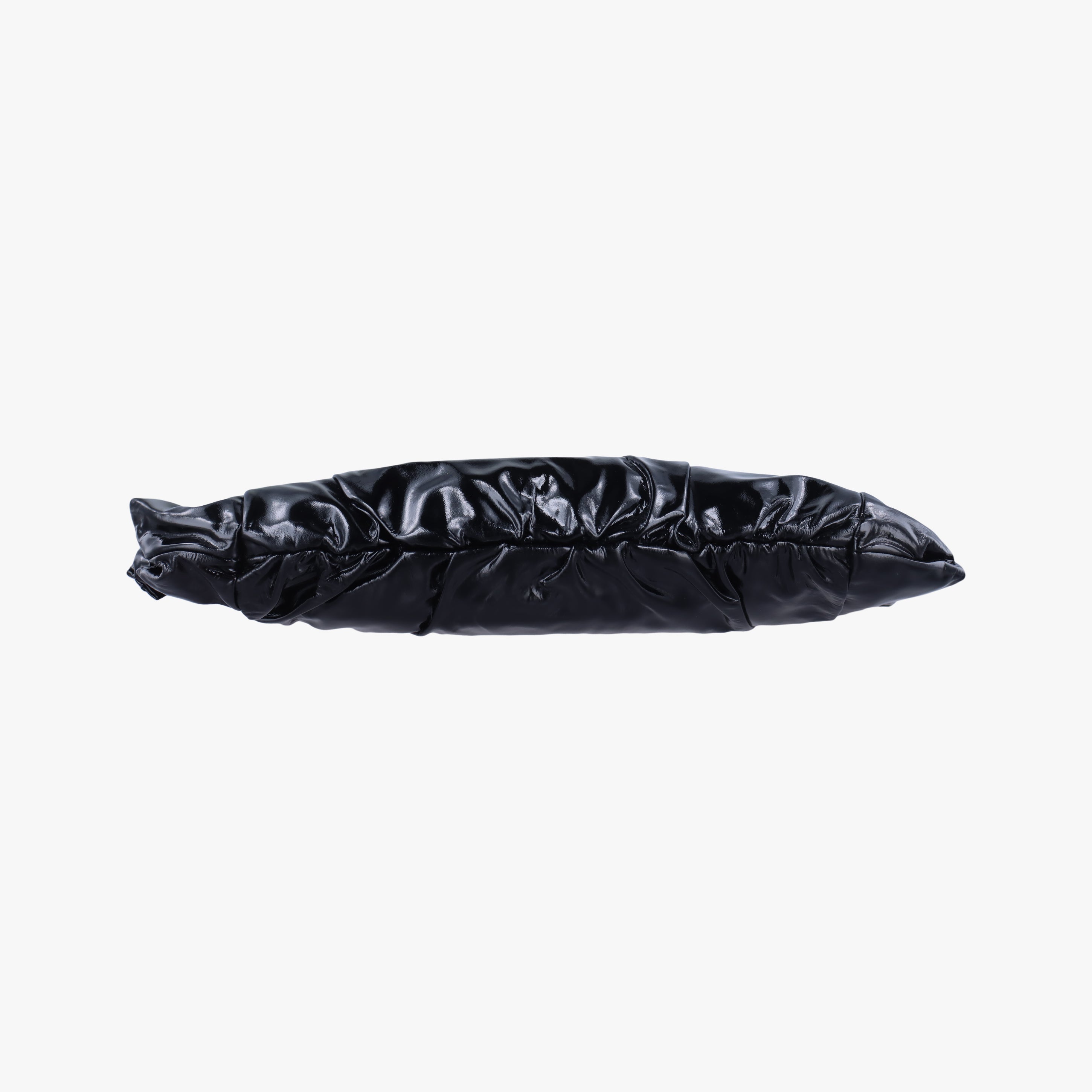 Pre-owned Gucci Hysteria Large Clutch Black Patent 197015 clutchbag | stylenewstar