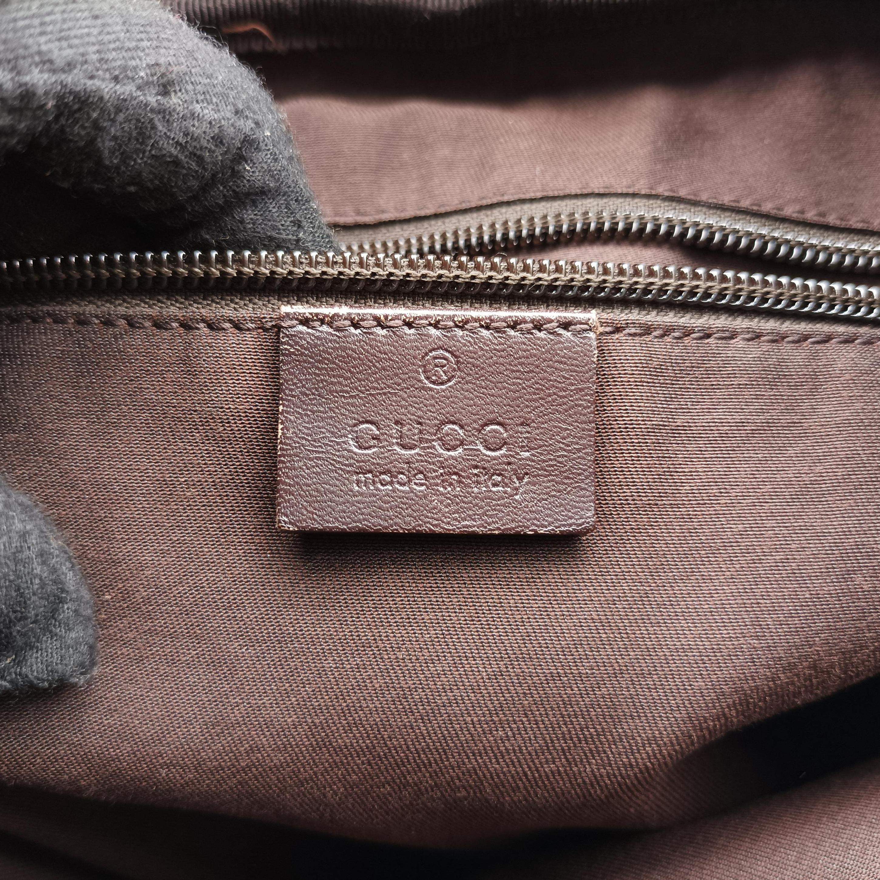 Pre-owned Gucci GG Supreme Brown PVC coated canvas 246103 backpack/rucksack | stylenewstar