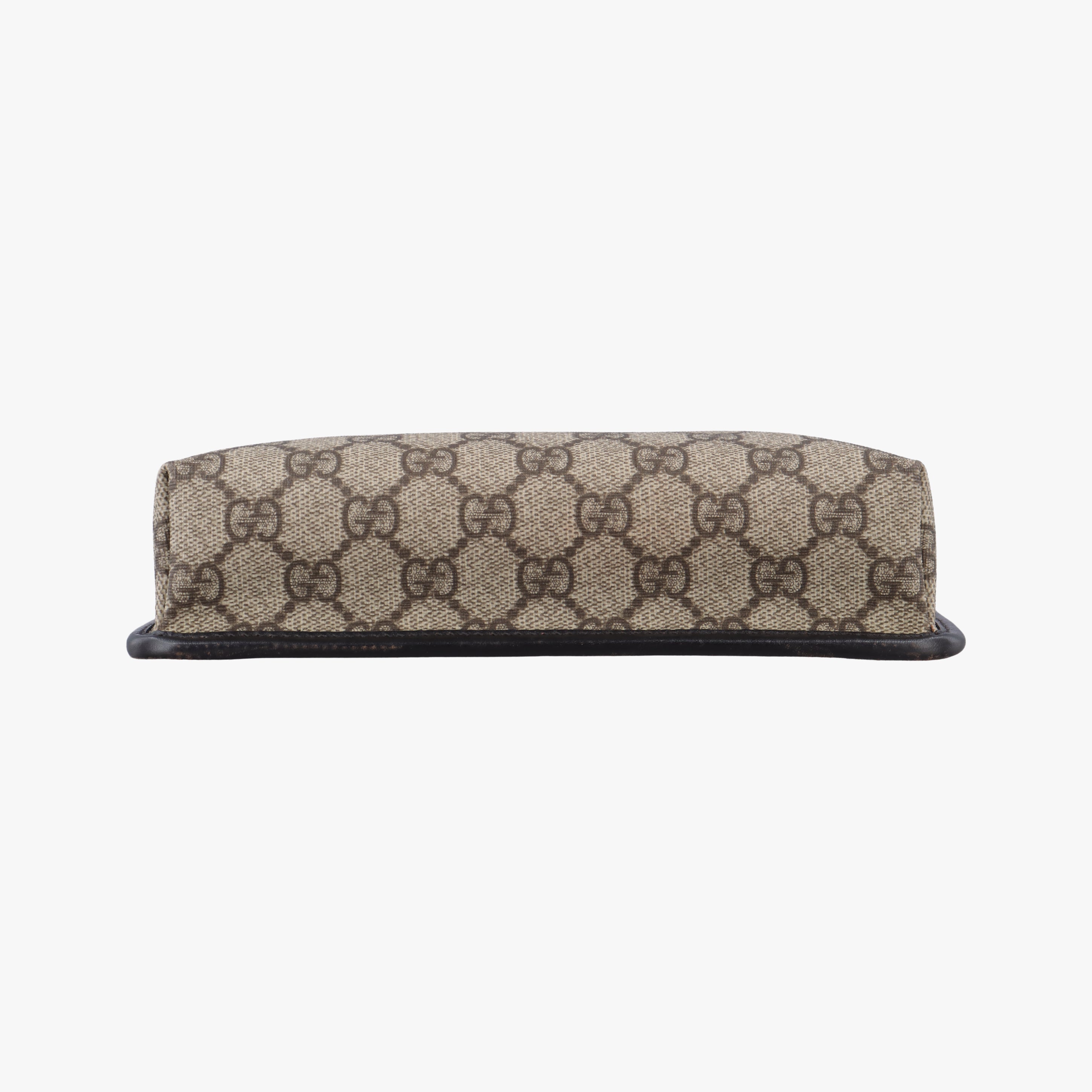 Pre-owned Gucci GG Supreme Brown PVC coated canvas 92562 shoulderbag | stylenewstar