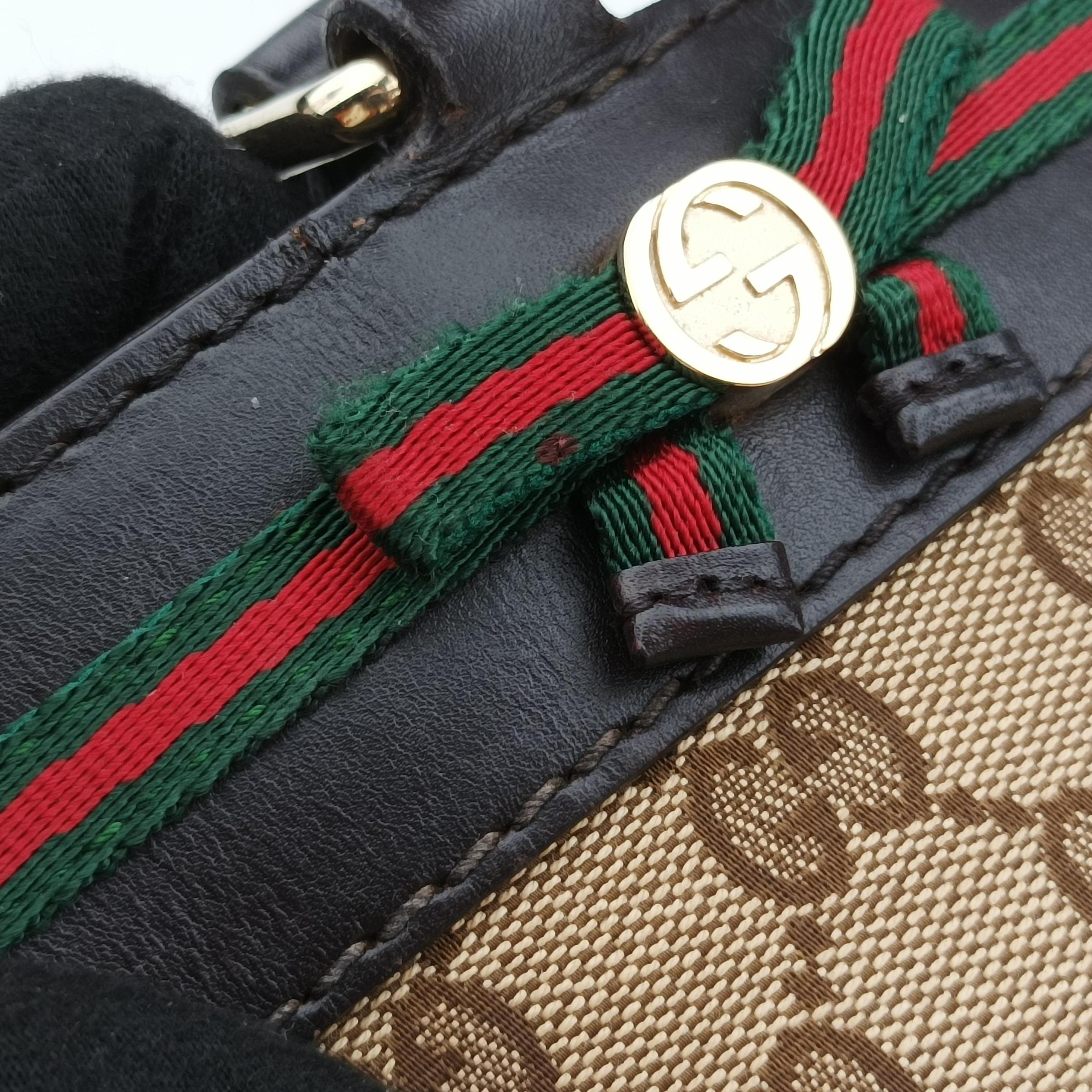Pre-owned Gucci Mayfair Brown canvas 257062 handbag | stylenewstar