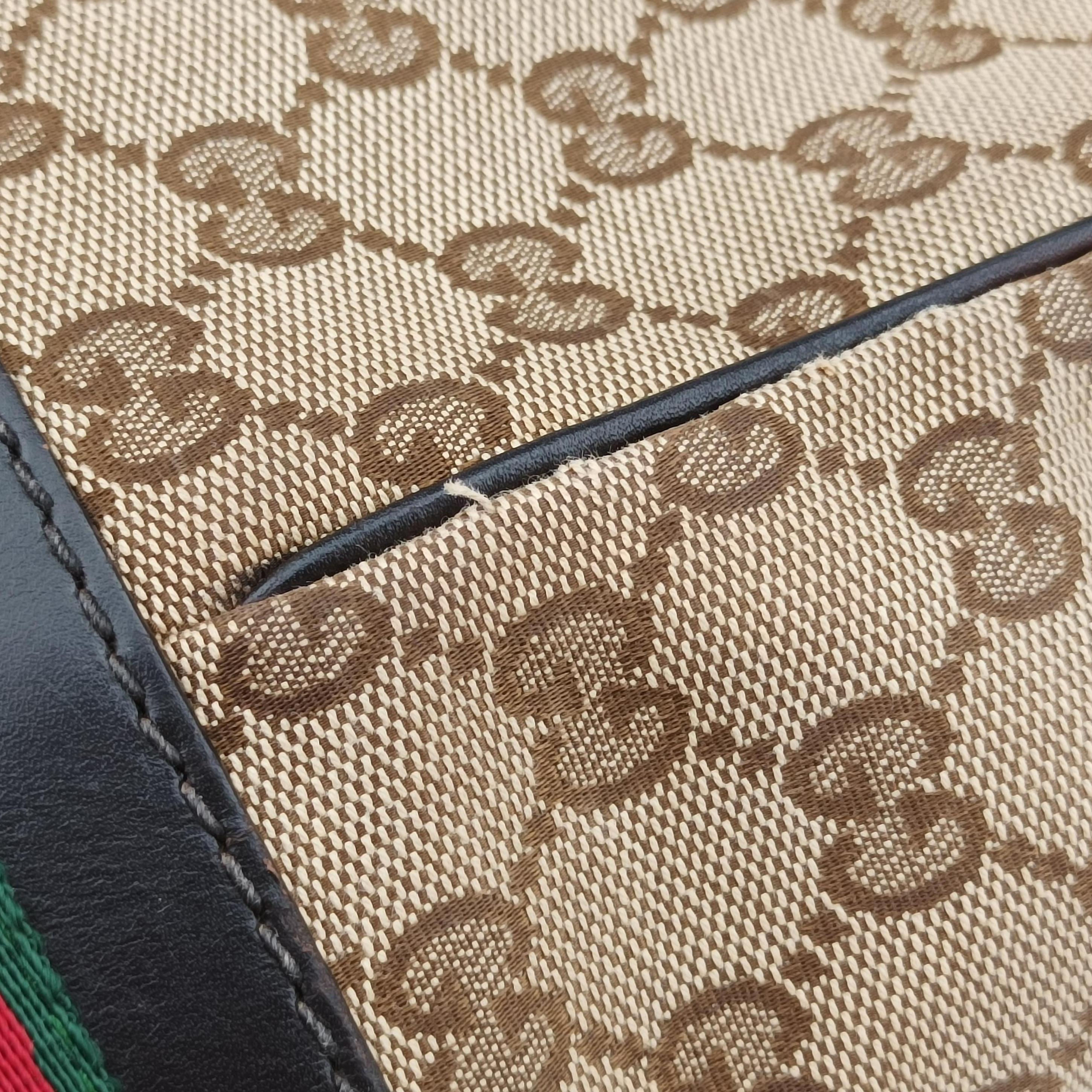 Pre-owned Gucci Mayfair Brown canvas 257062 handbag | stylenewstar