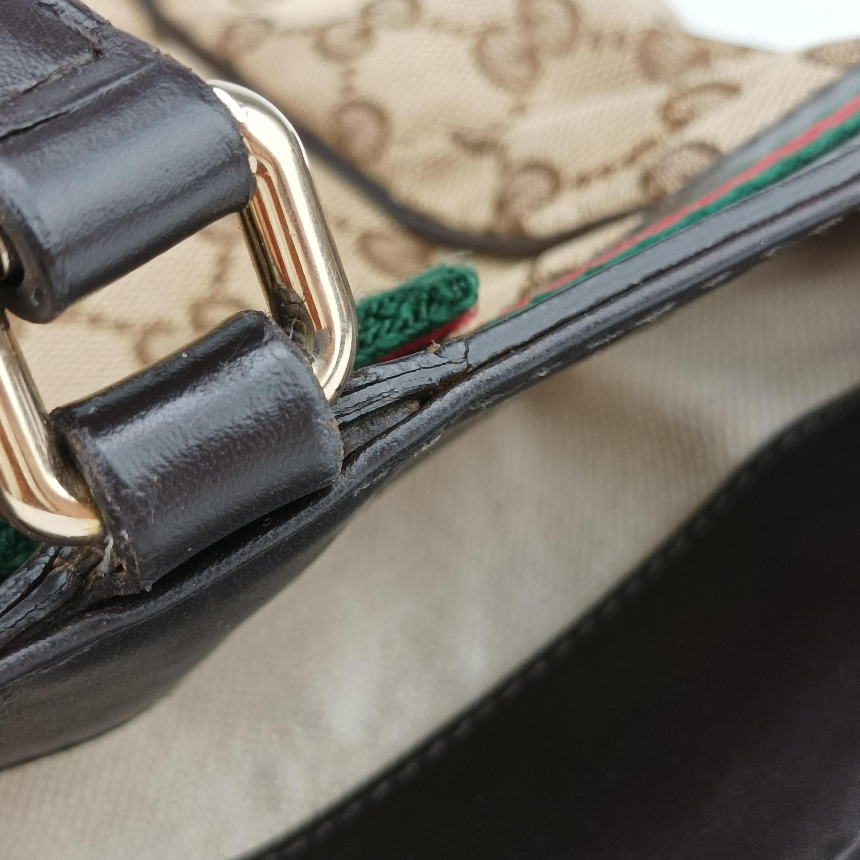 Pre-owned Gucci Mayfair Brown canvas 257062 handbag | stylenewstar