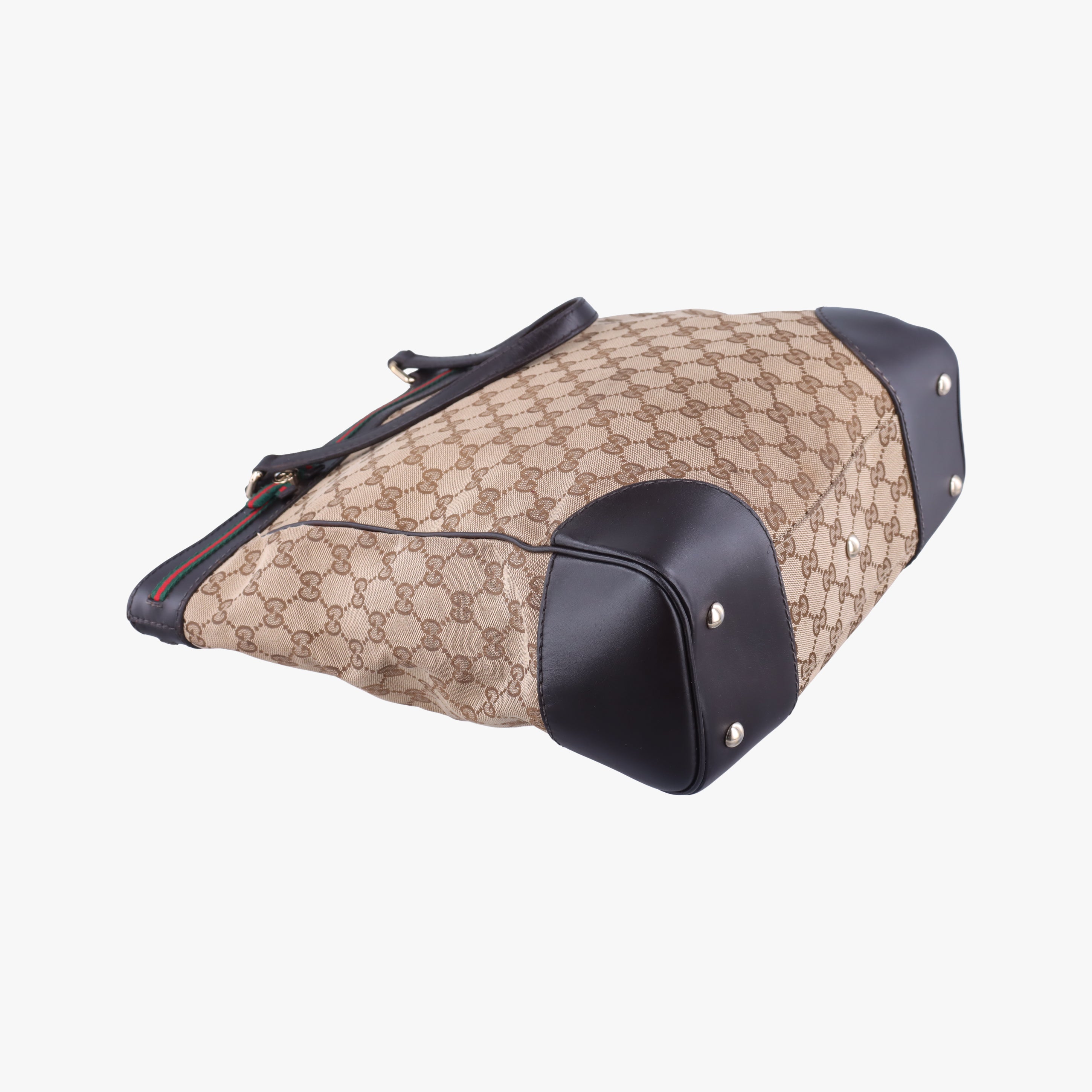 Pre-owned Gucci Mayfair Brown canvas 257062 handbag | stylenewstar