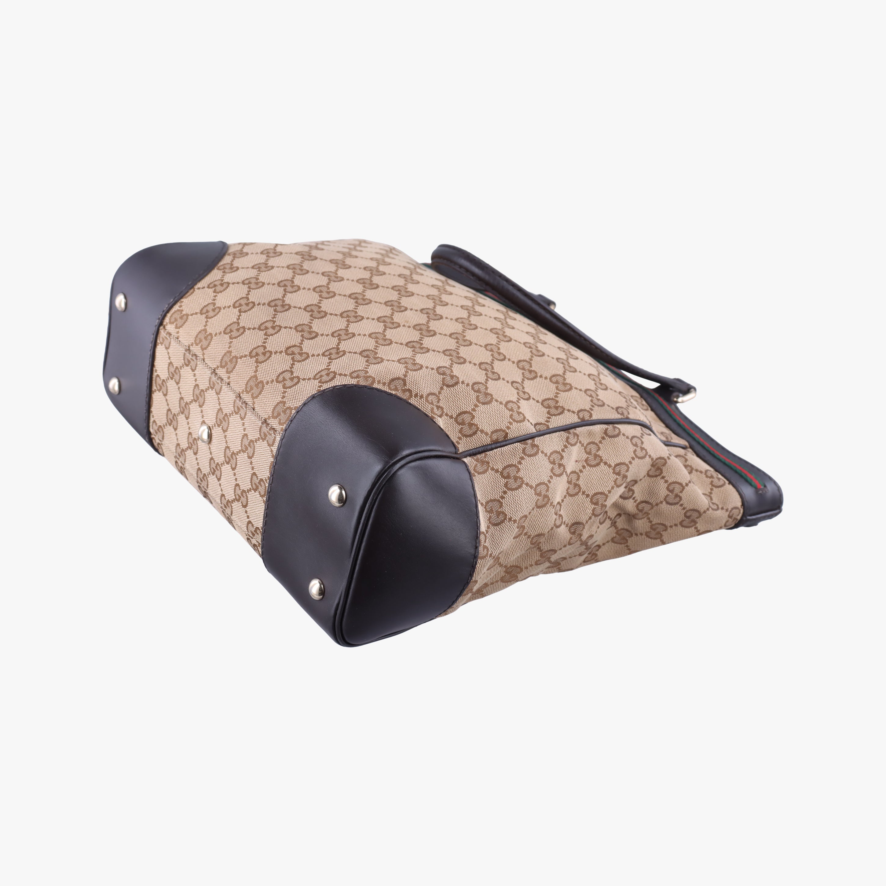 Pre-owned Gucci Mayfair Brown canvas 257062 handbag | stylenewstar