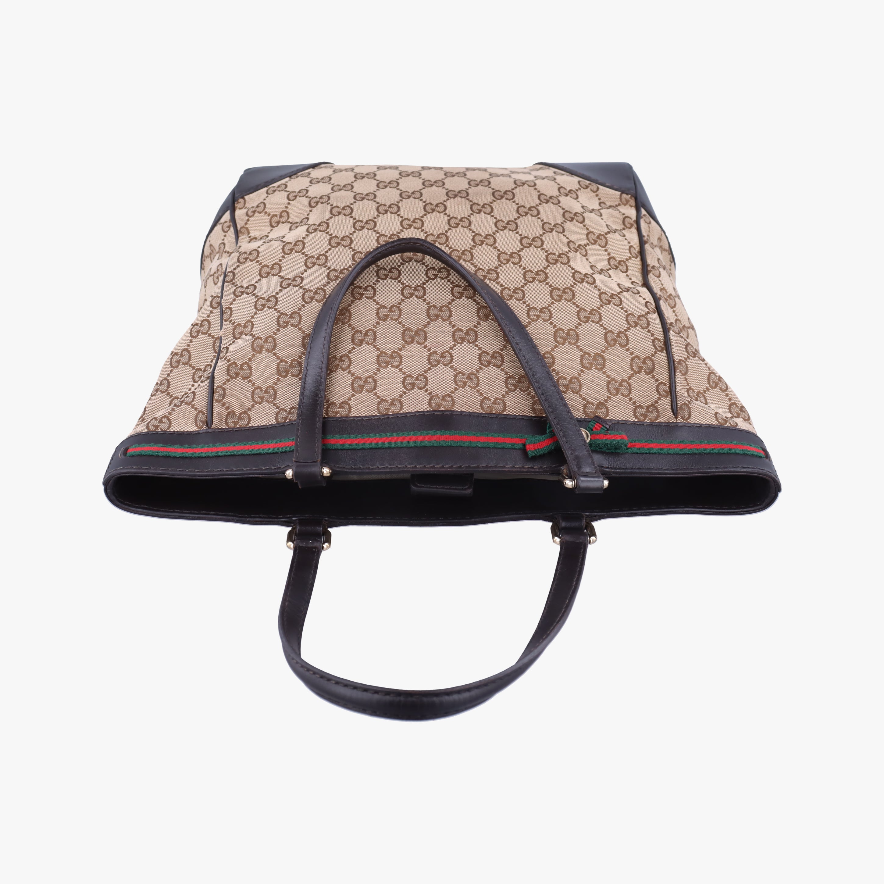 Pre-owned Gucci Mayfair Brown canvas 257062 handbag | stylenewstar