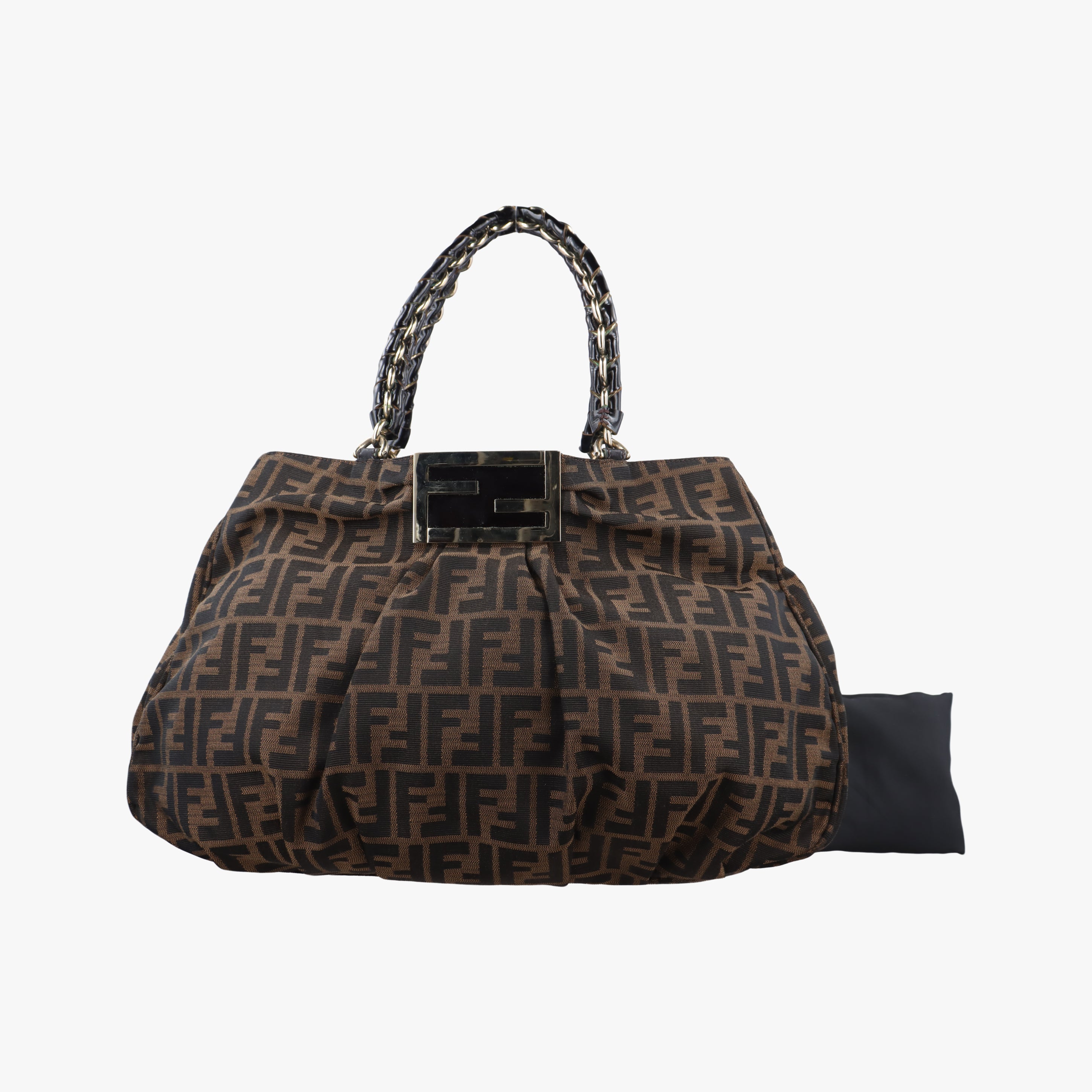 Vintage Fendi Mia Brown canvas 8BR616 shoulderbag | stylenewstar