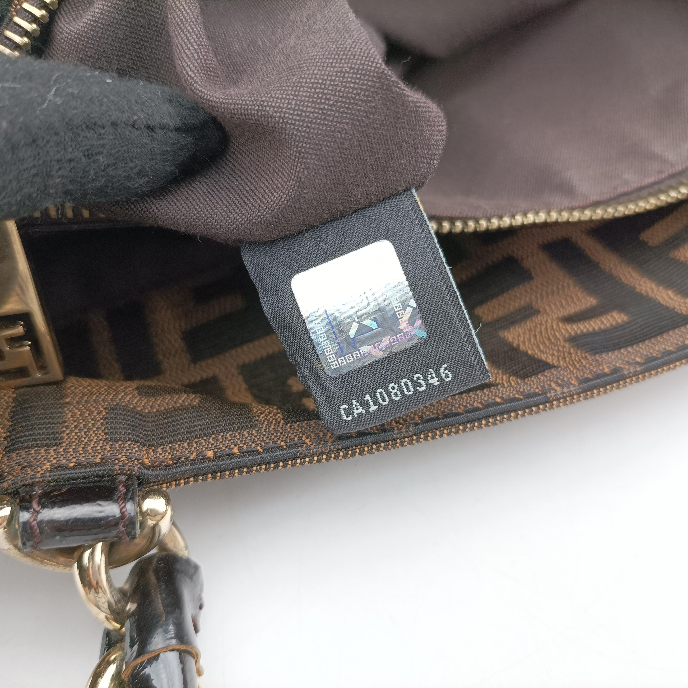 Vintage Fendi Mia Brown canvas 8BR616 shoulderbag | stylenewstar