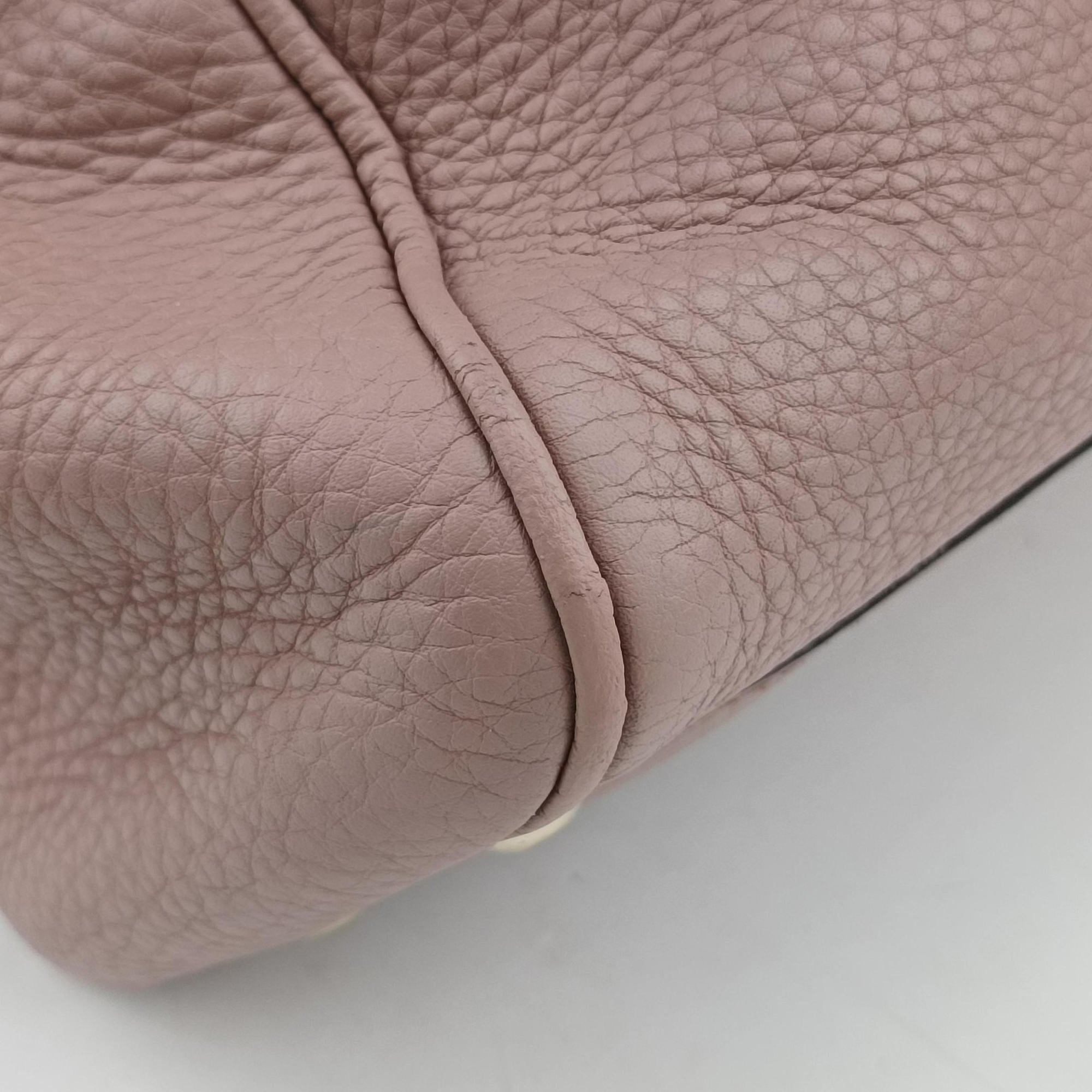 Pre-owned Gucci Bamboo Shopper Pink Leather 336032 shoulderbag | stylenewstar