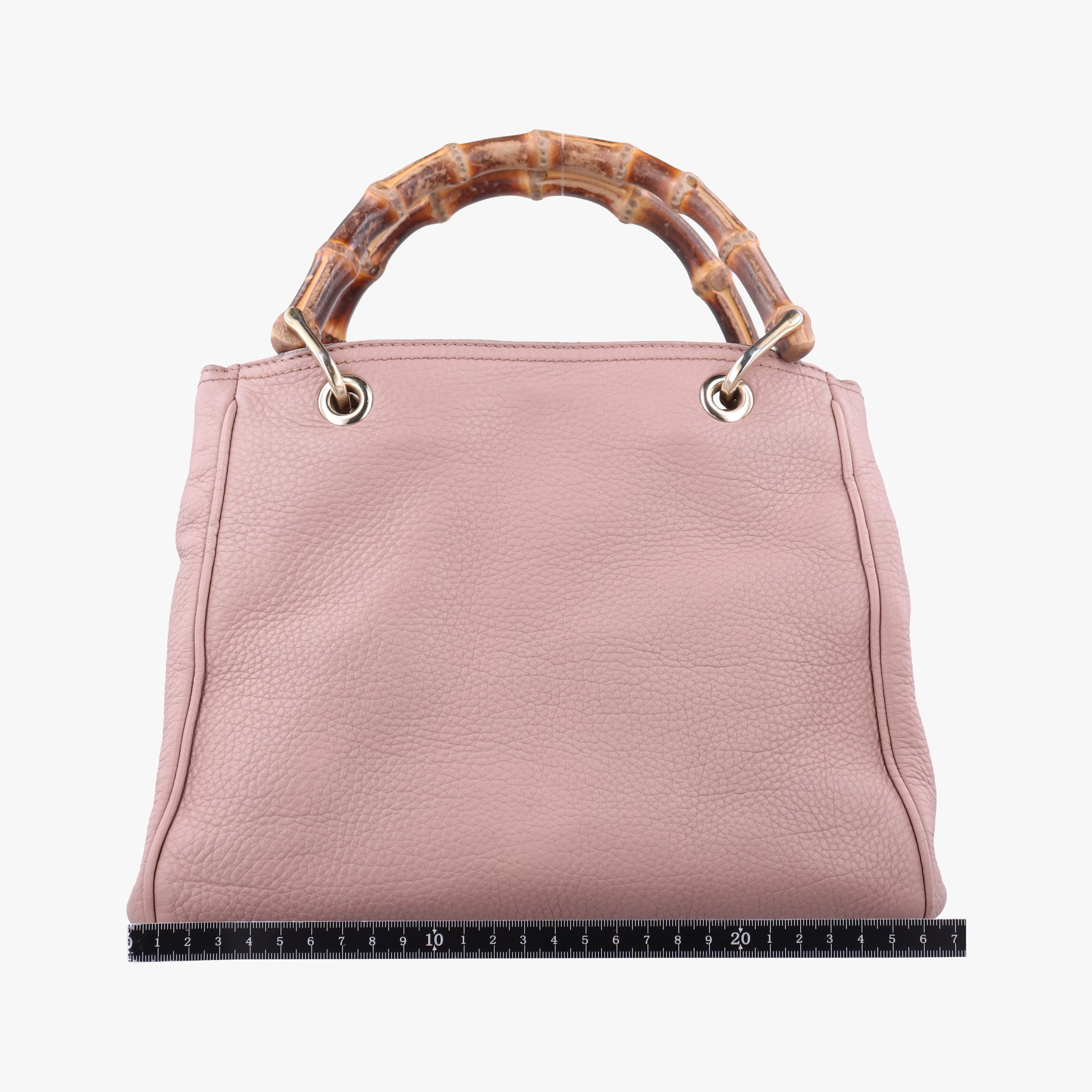 Pre-owned Gucci Bamboo Shopper Pink Leather 336032 shoulderbag | stylenewstar
