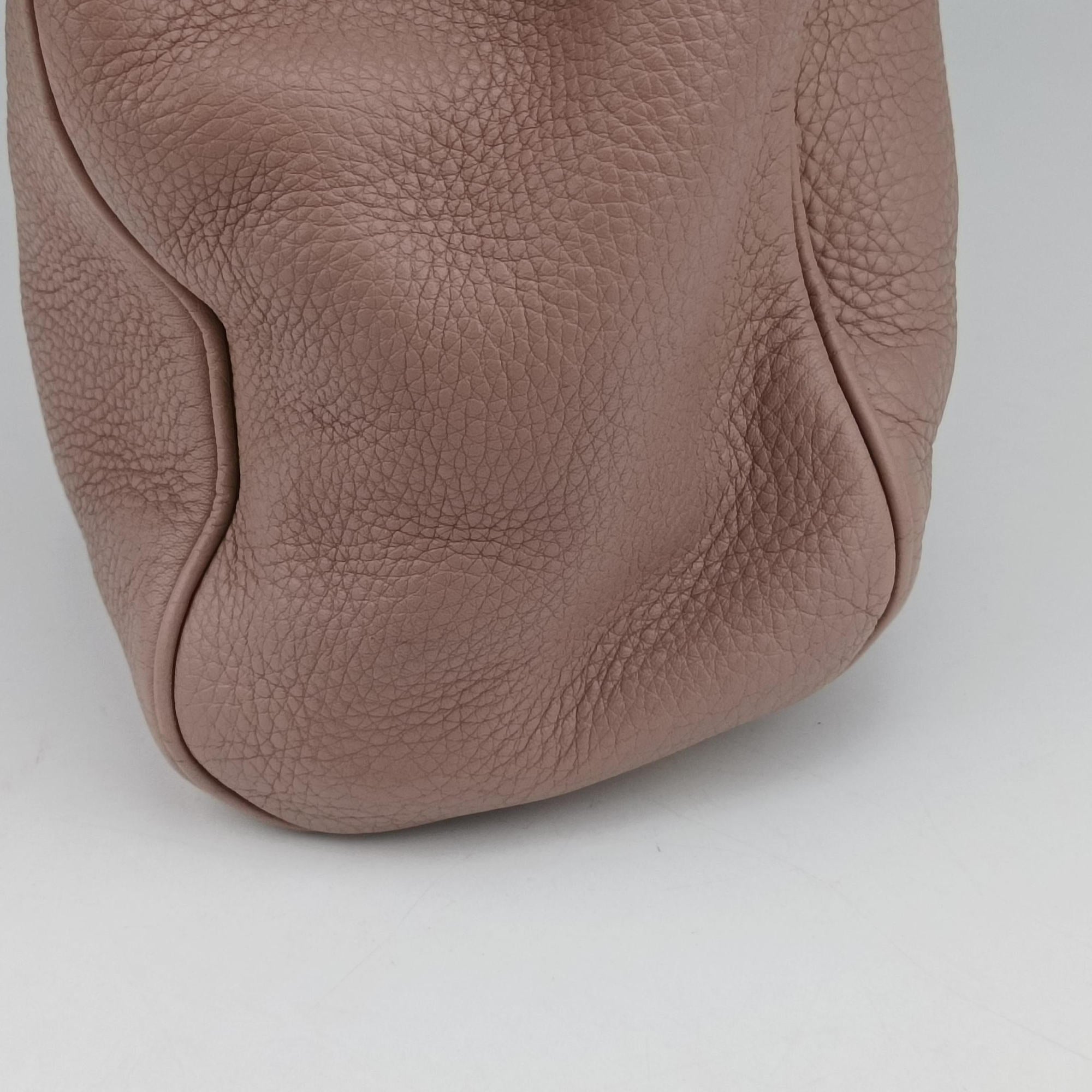 Pre-owned Gucci Bamboo Shopper Pink Leather 336032 shoulderbag | stylenewstar