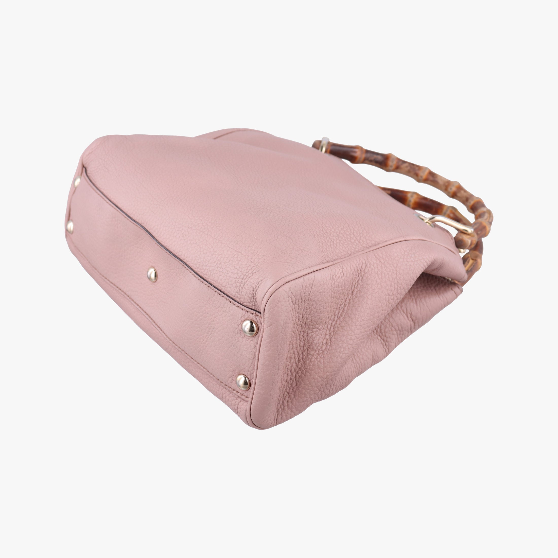 Pre-owned Gucci Bamboo Shopper Pink Leather 336032 shoulderbag | stylenewstar
