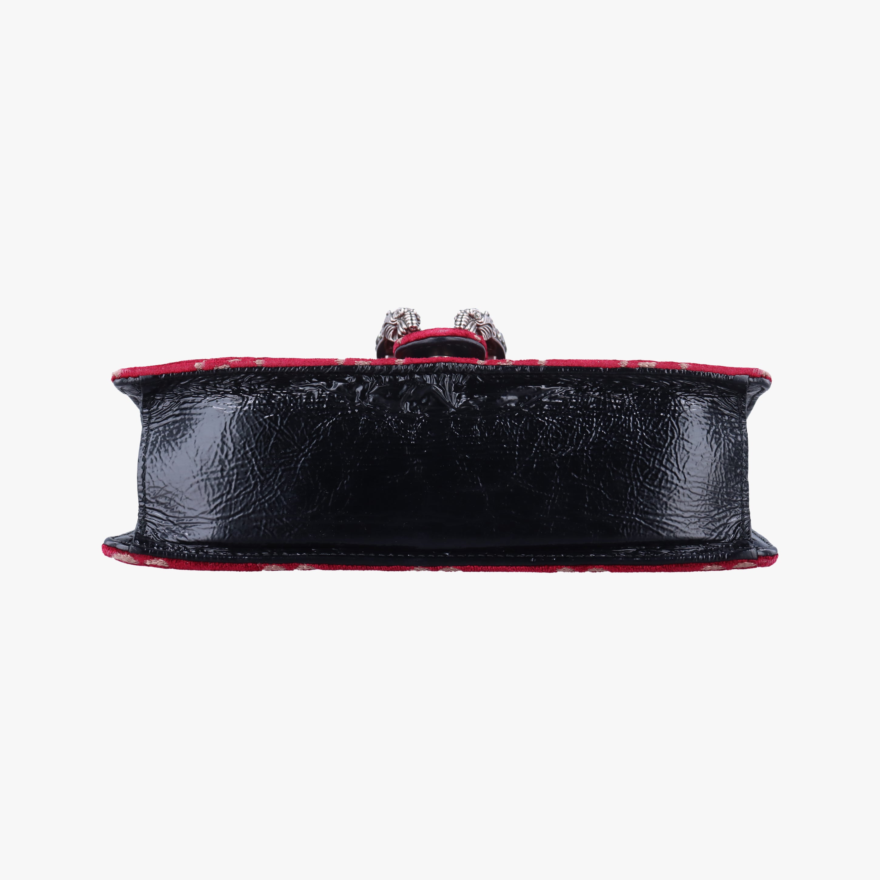 Pre-owned Gucci Dionysus Red×Black velour 476432 shoulderbag | stylenewstar