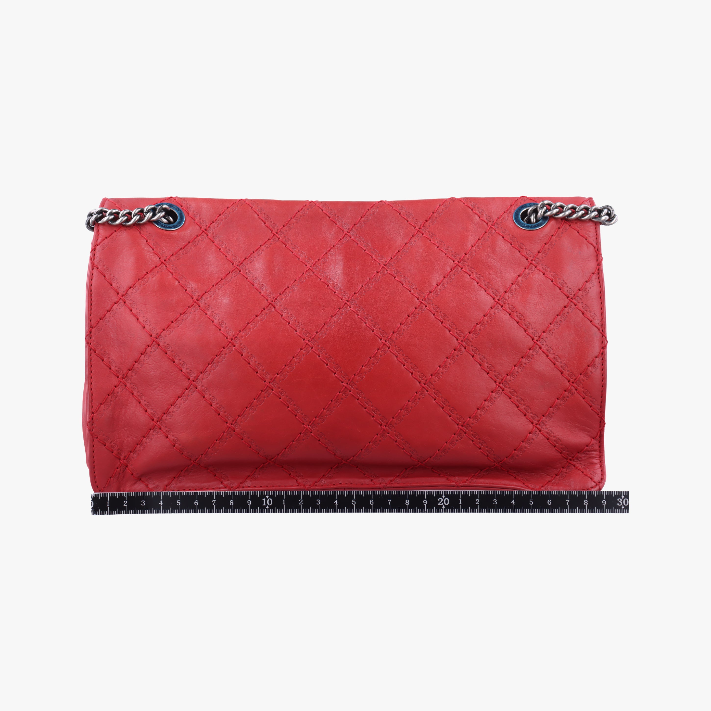 Pre-owned Chanel 2.55 Matelasse Red Leather A66985 shoulderbag | stylenewstar