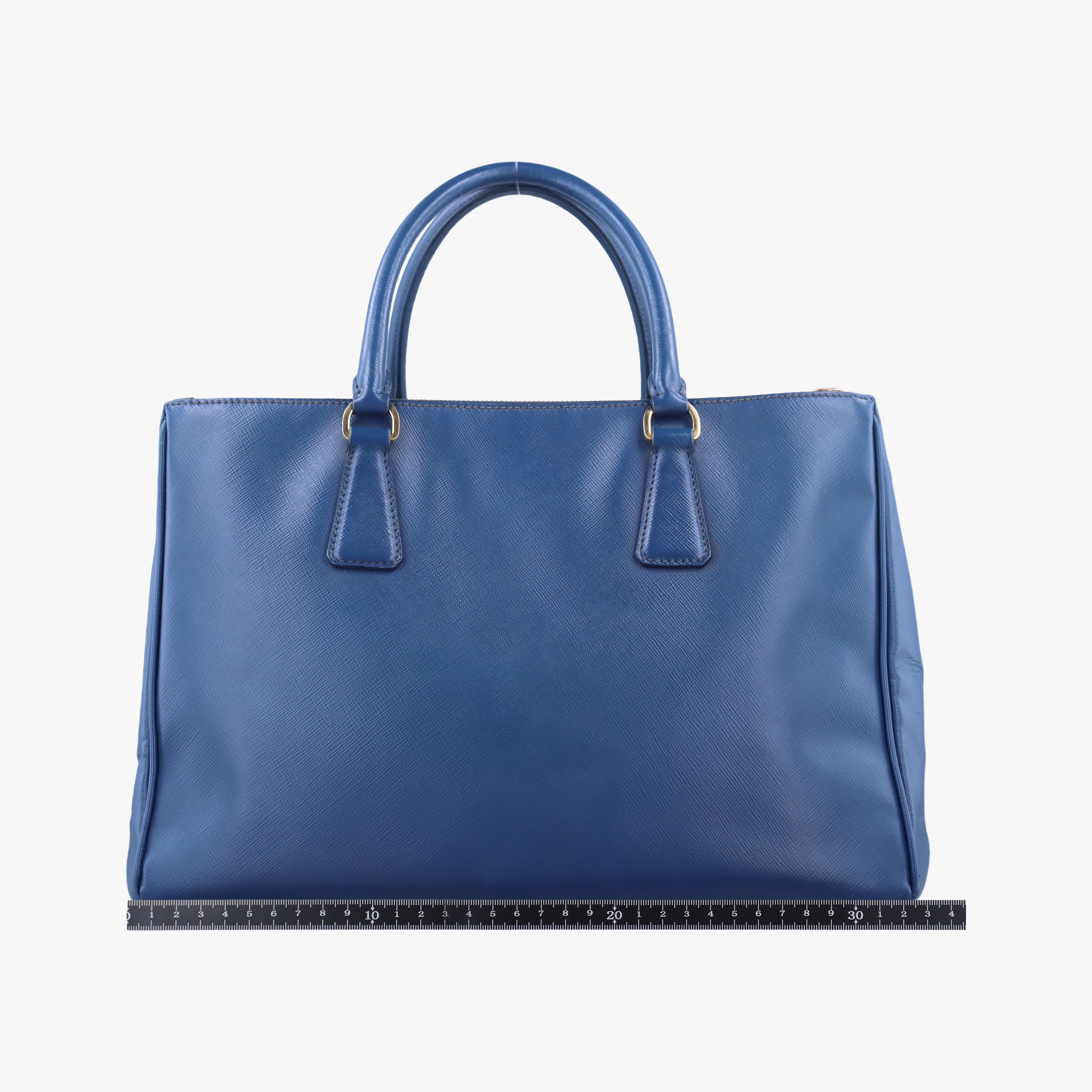 Pre-owned Prada Galleria Blue SAFFIANO Leather BN2274 shoulderbag | stylenewstar