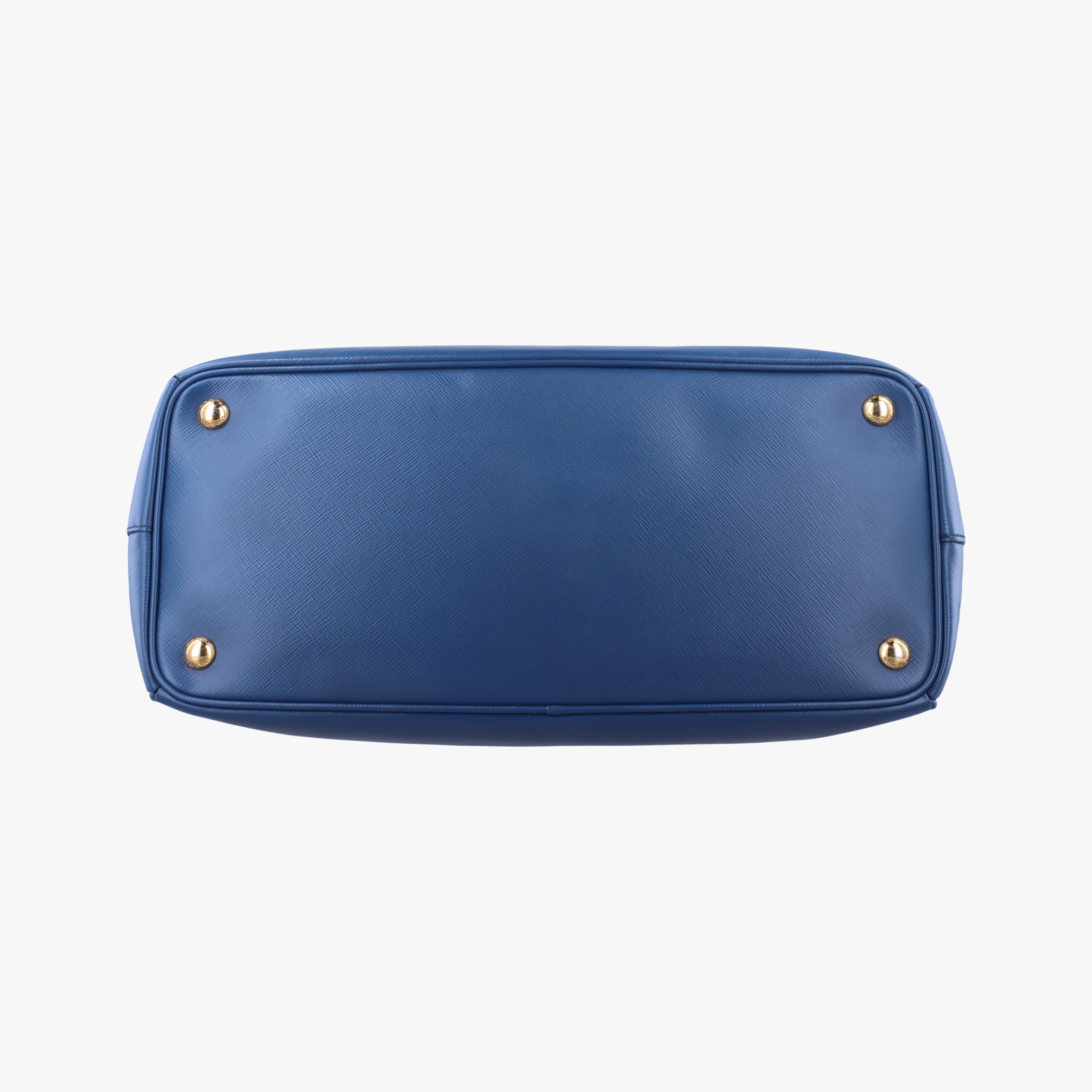 Pre-owned Prada Galleria Blue SAFFIANO Leather BN2274 shoulderbag | stylenewstar