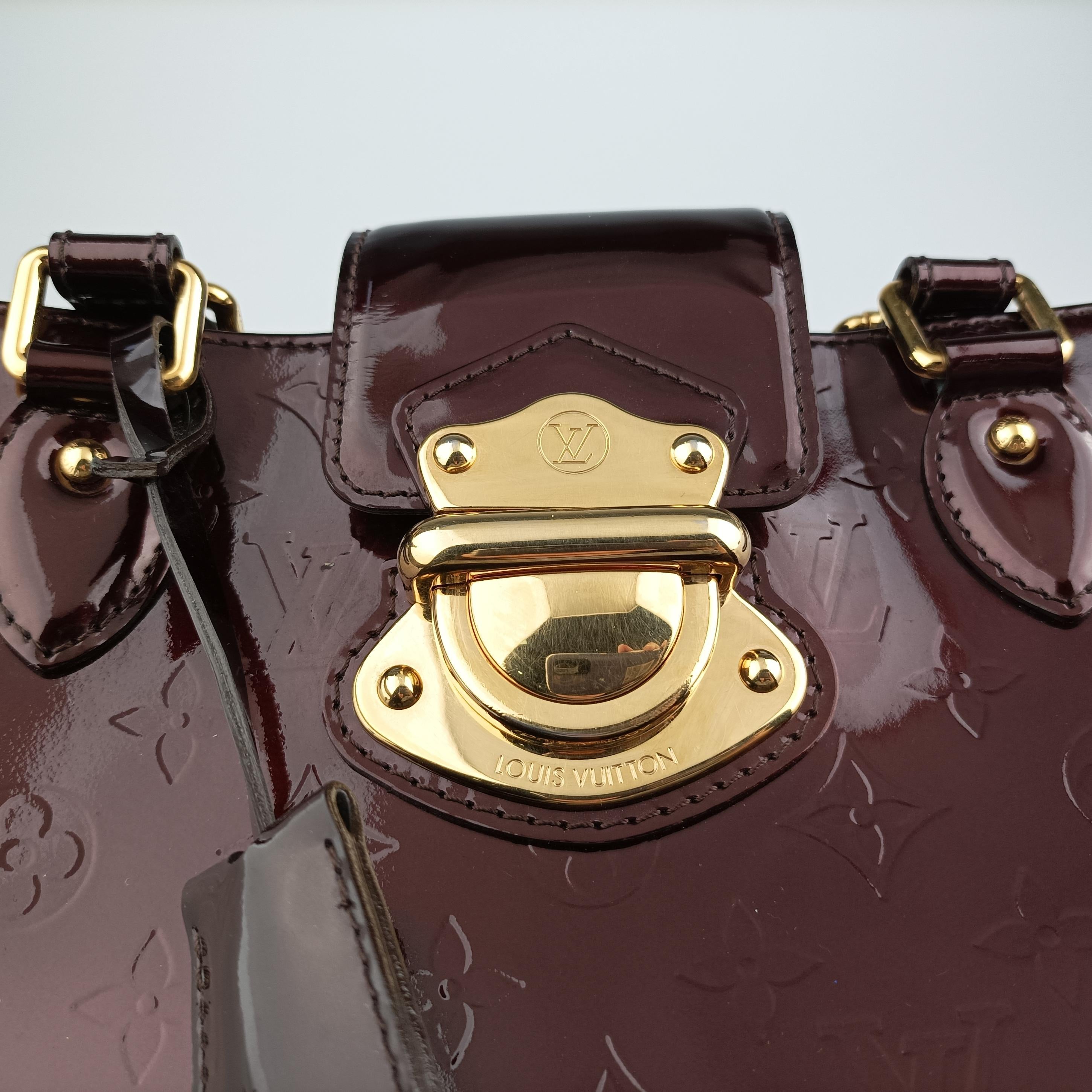 Vintage Louis Vuitton MELROSE AVENUE AMARANTE Vernis M93757 handbag | stylenewstar