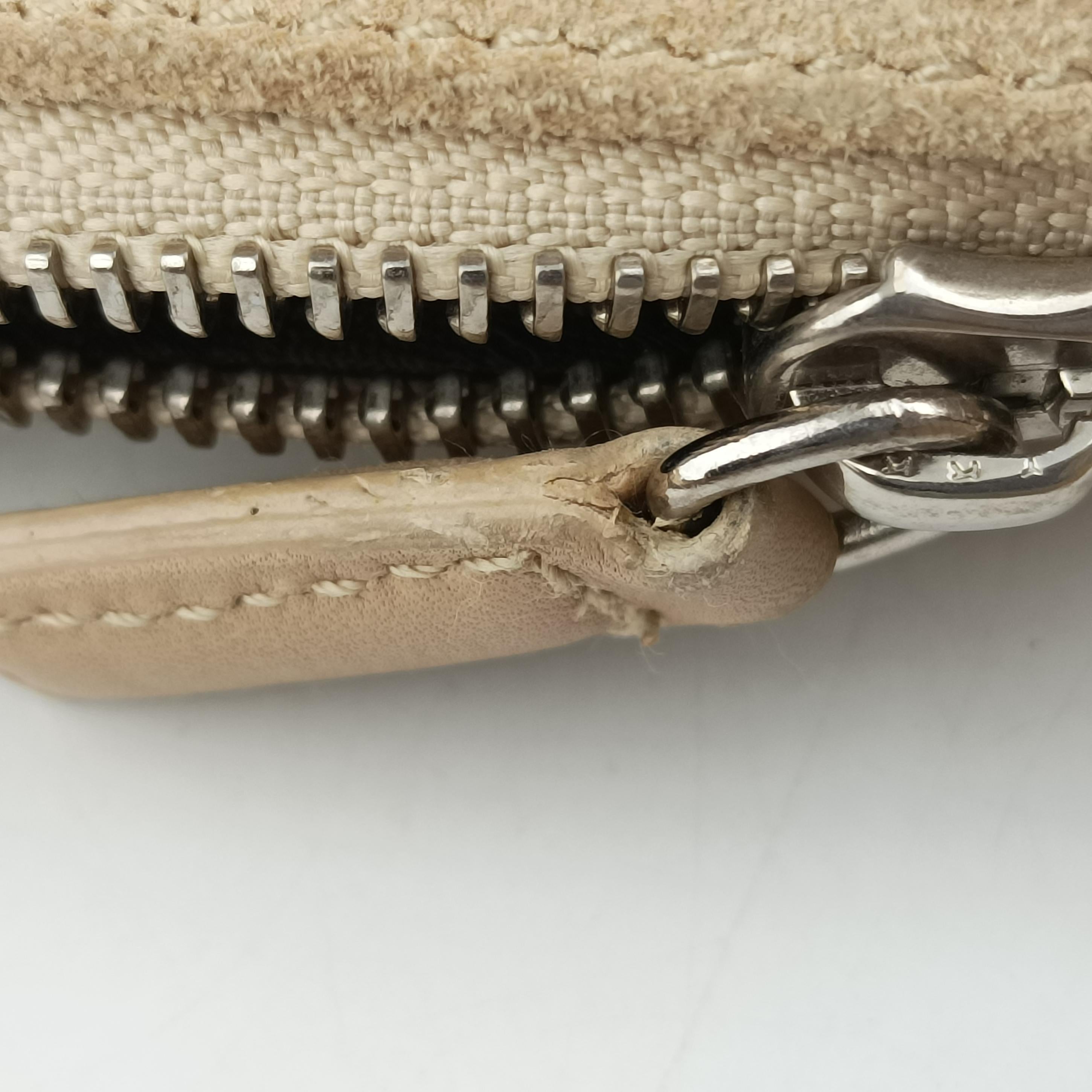 Pre-owned Christian Dior Admit It Beige suede  shoulderbag | stylenewstar