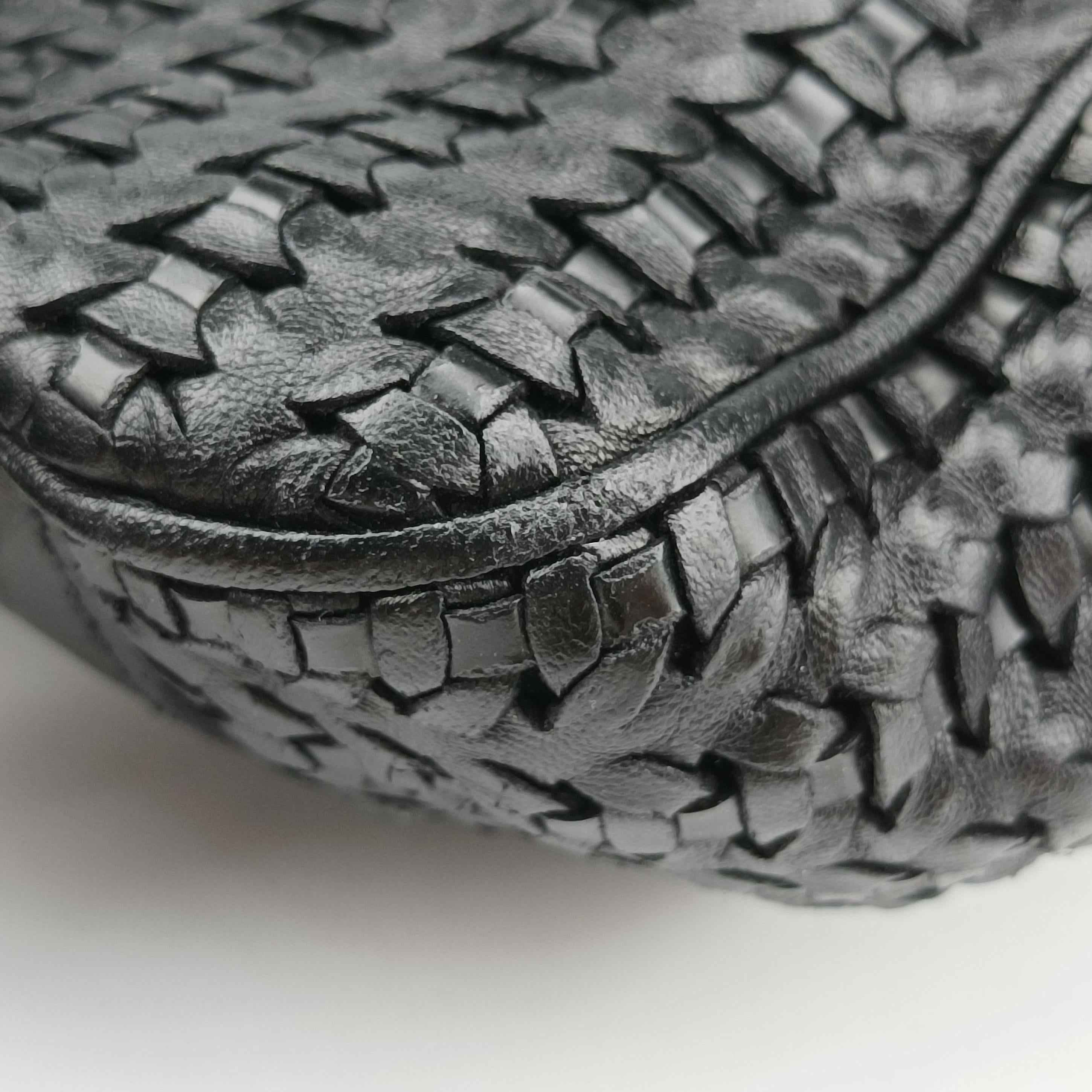 Vintage Christian Dior Lady Dior Soft Woven Shopping Tote Black lambskin  shoulderbag | stylenewstar