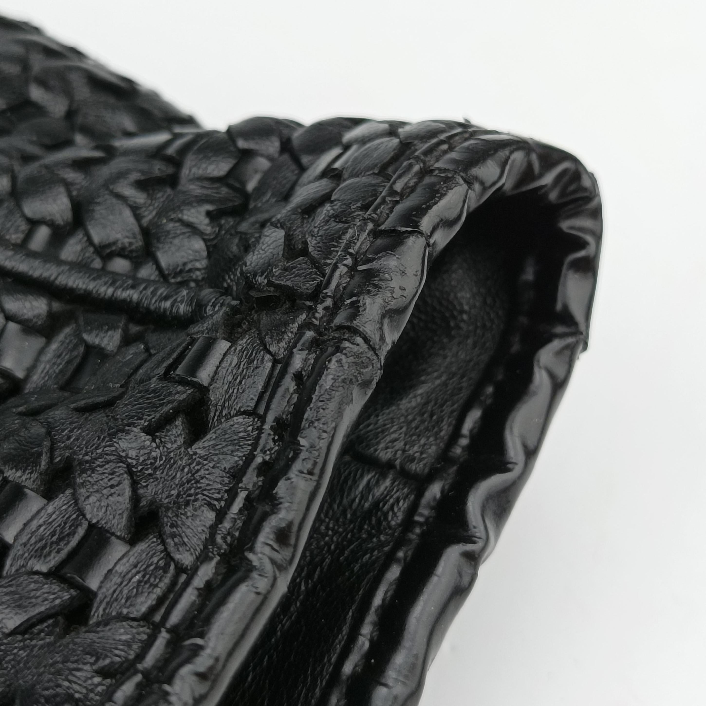 Vintage Christian Dior Lady Dior Soft Woven Shopping Tote Black lambskin  shoulderbag | stylenewstar