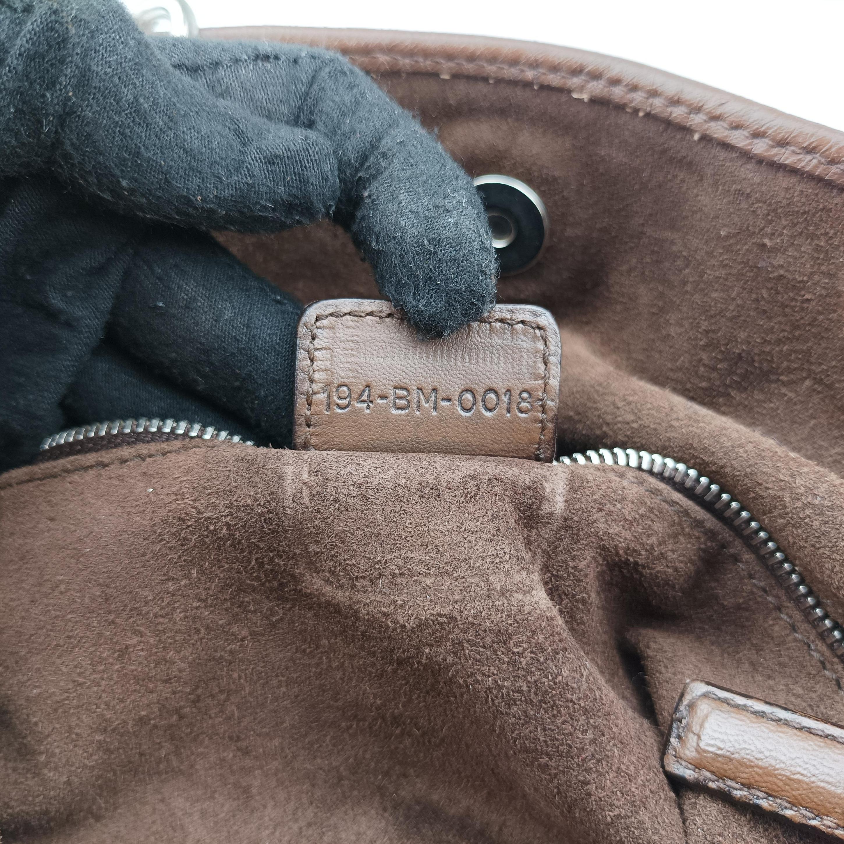 Vintage Christian Dior Cannage Dior Soft Shopping Brown lambskin  handbag | stylenewstar
