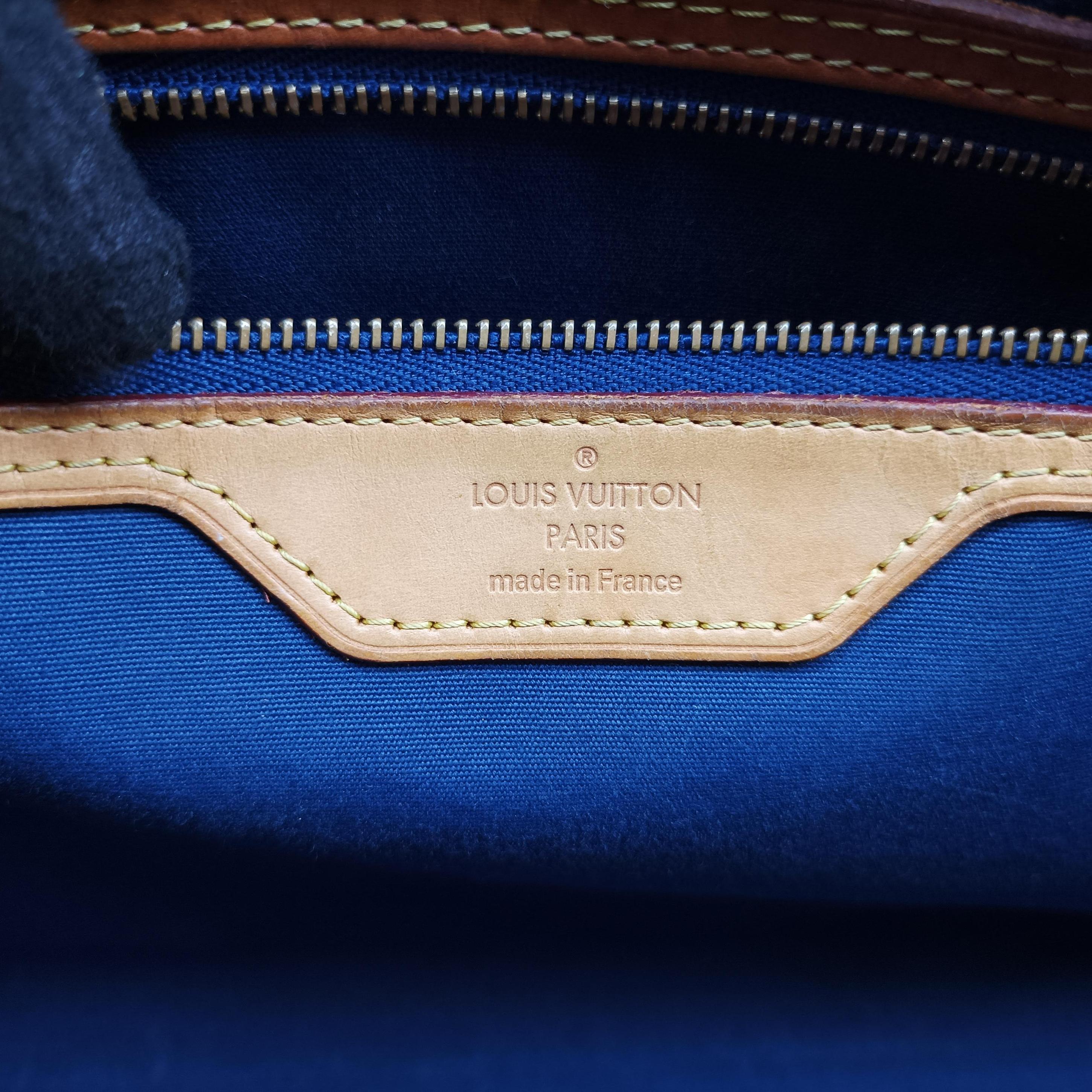 Pre-owned Louis Vuitton Brea MM granblue Vernis M90054 shoulderbag | stylenewstar