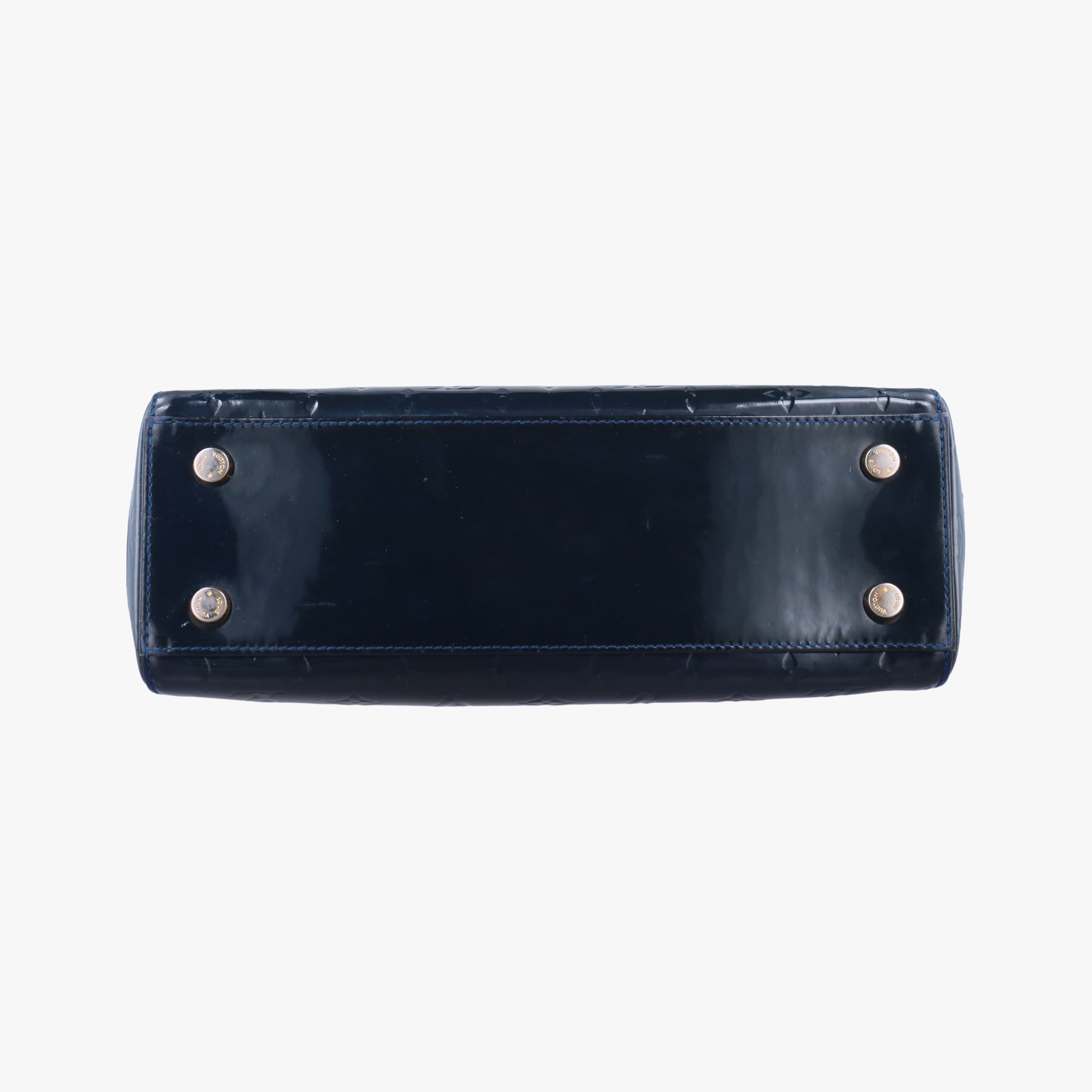 Pre-owned Louis Vuitton Brea MM granblue Vernis M90054 shoulderbag | stylenewstar
