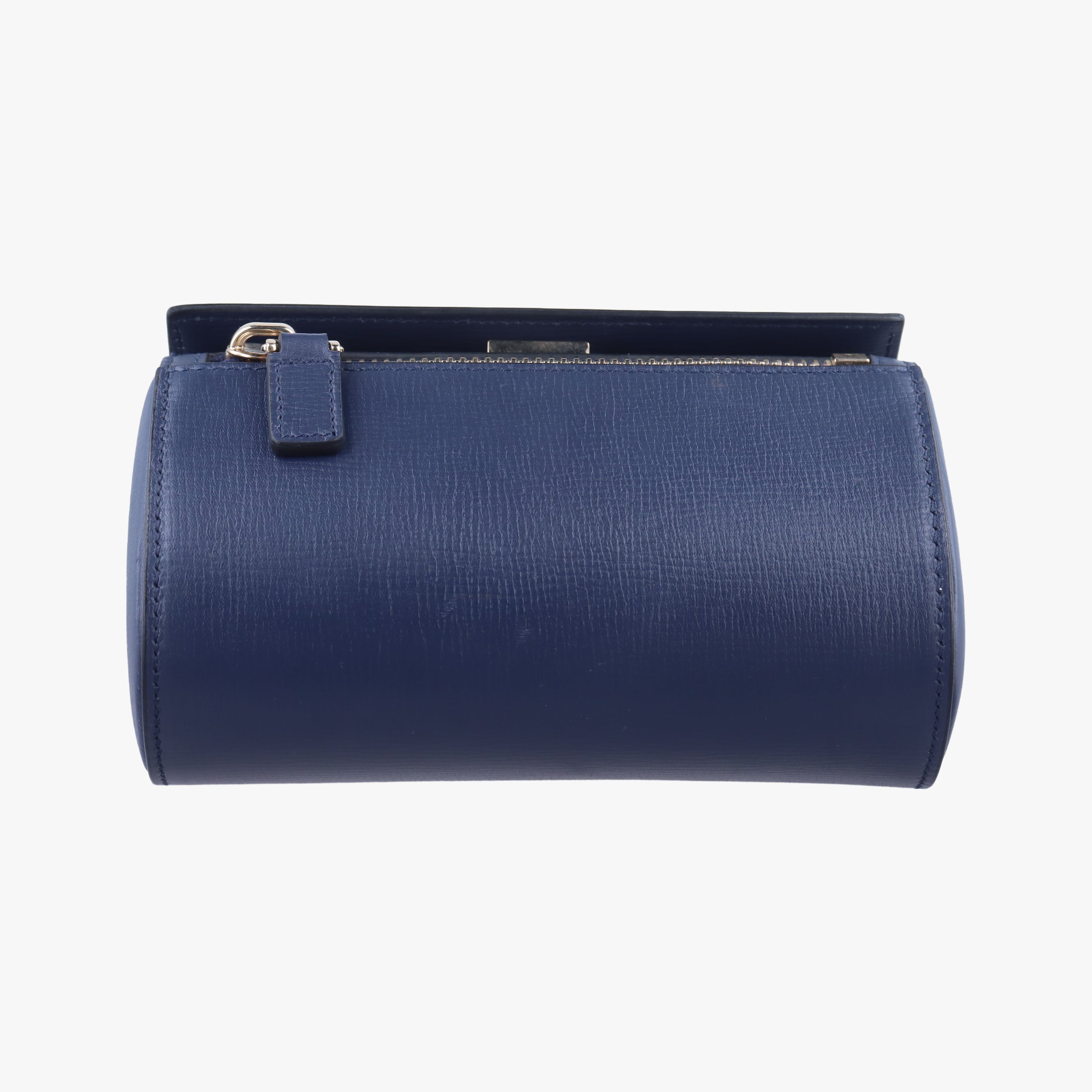 Pre-owned Givenchy Pandora Navy Leather  shoulderbag | stylenewstar