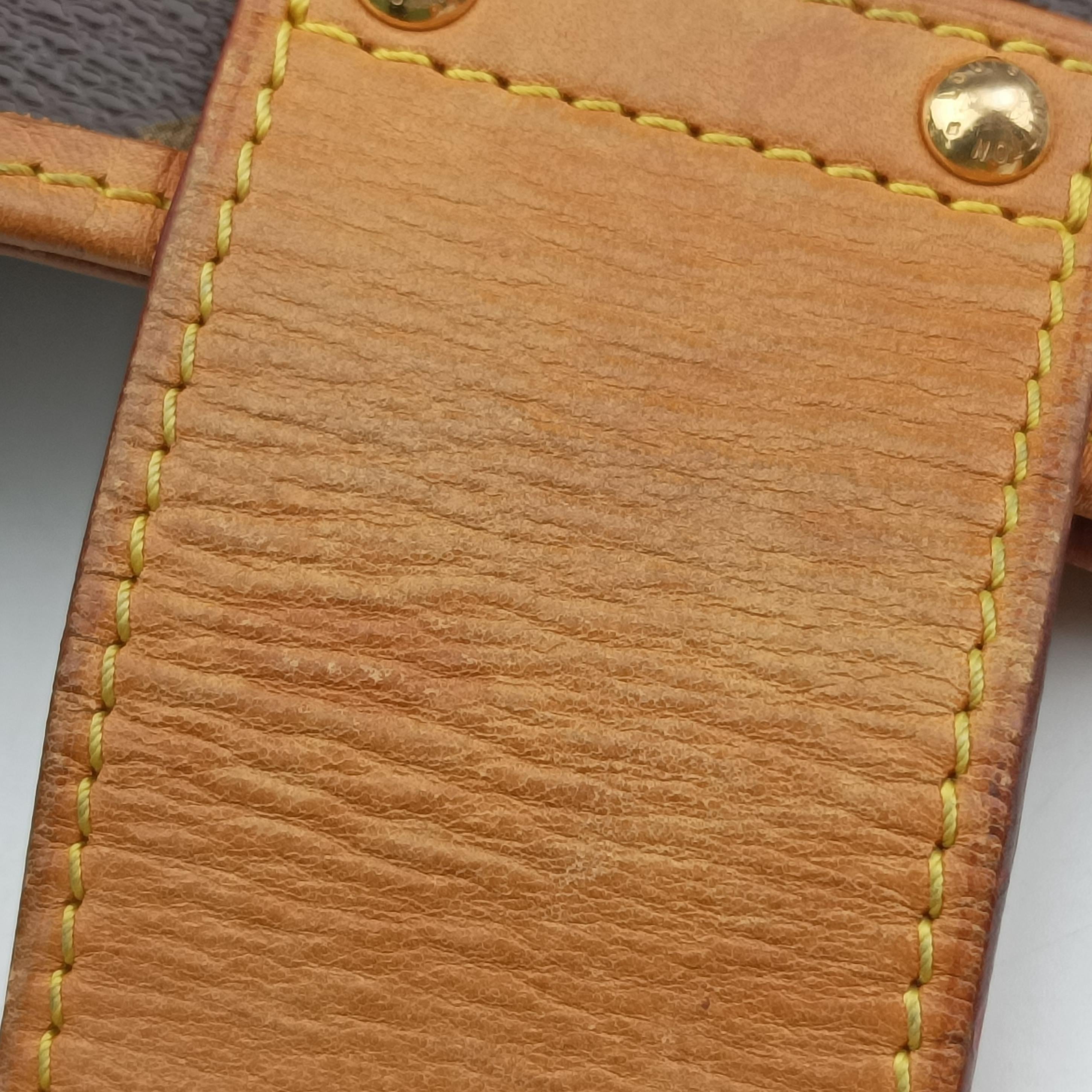 Pre-owned Louis Vuitton Musette brown×Green Monogram Perforated M95173 shoulderbag | stylenewstar