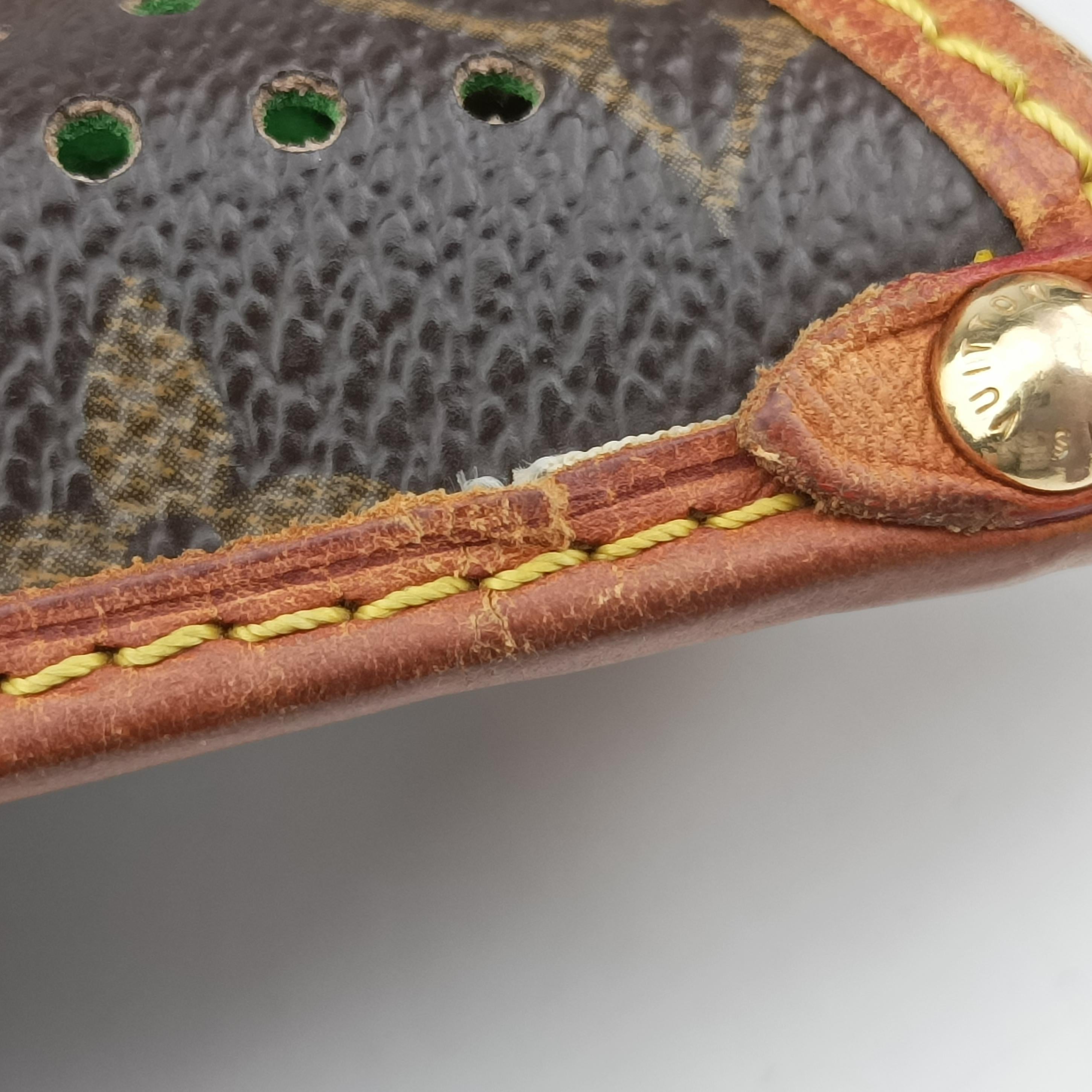 Pre-owned Louis Vuitton Musette brown×Green Monogram Perforated M95173 shoulderbag | stylenewstar