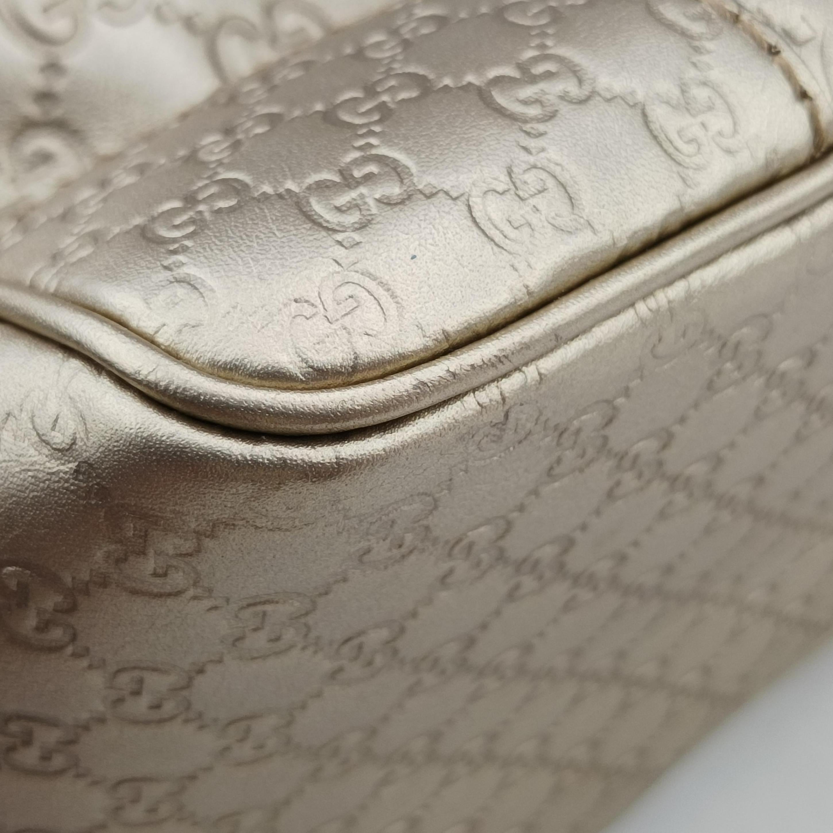 Pre-owned Gucci Bree Golden Leather 353121 shoulderbag | stylenewstar