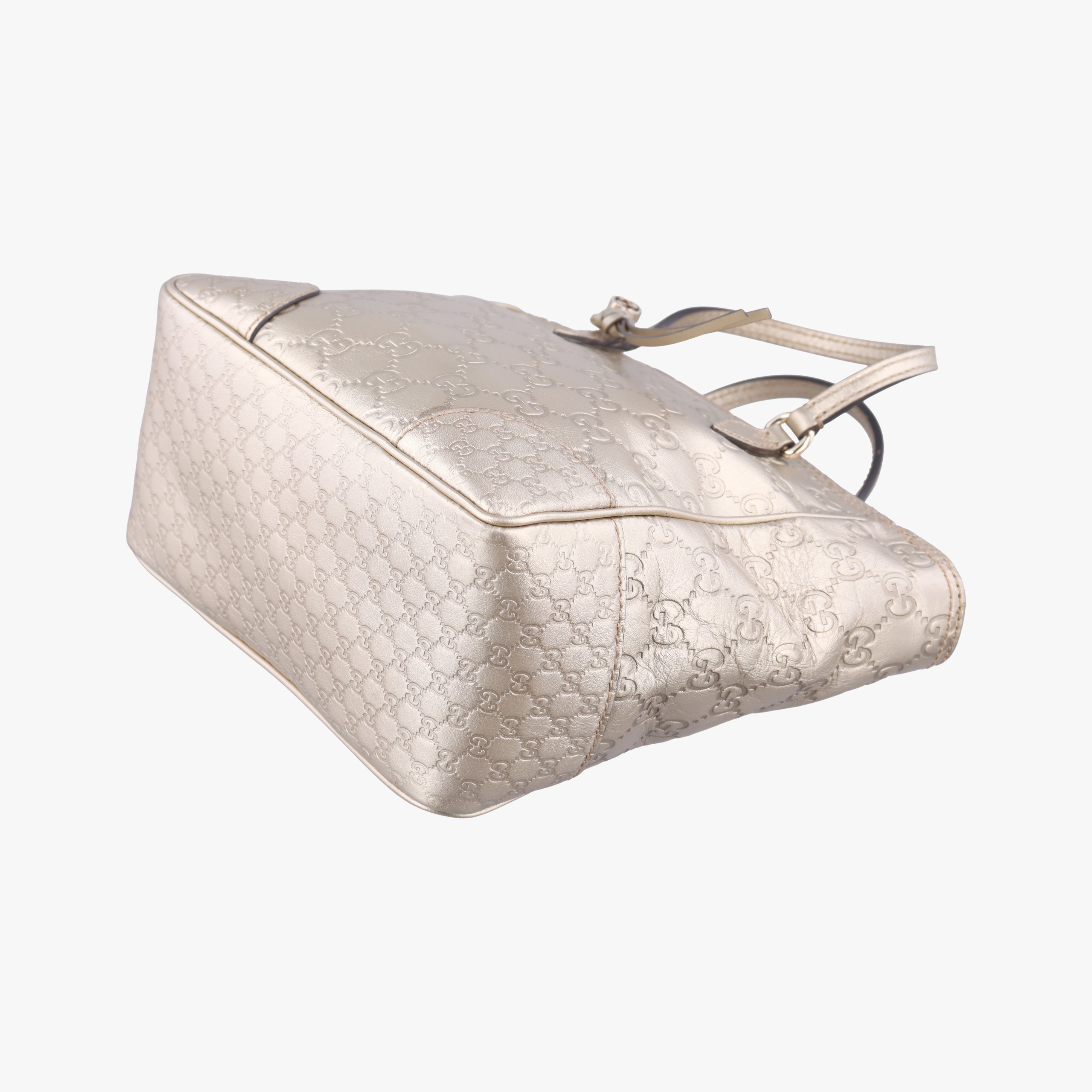 Pre-owned Gucci Bree Golden Leather 353121 shoulderbag | stylenewstar