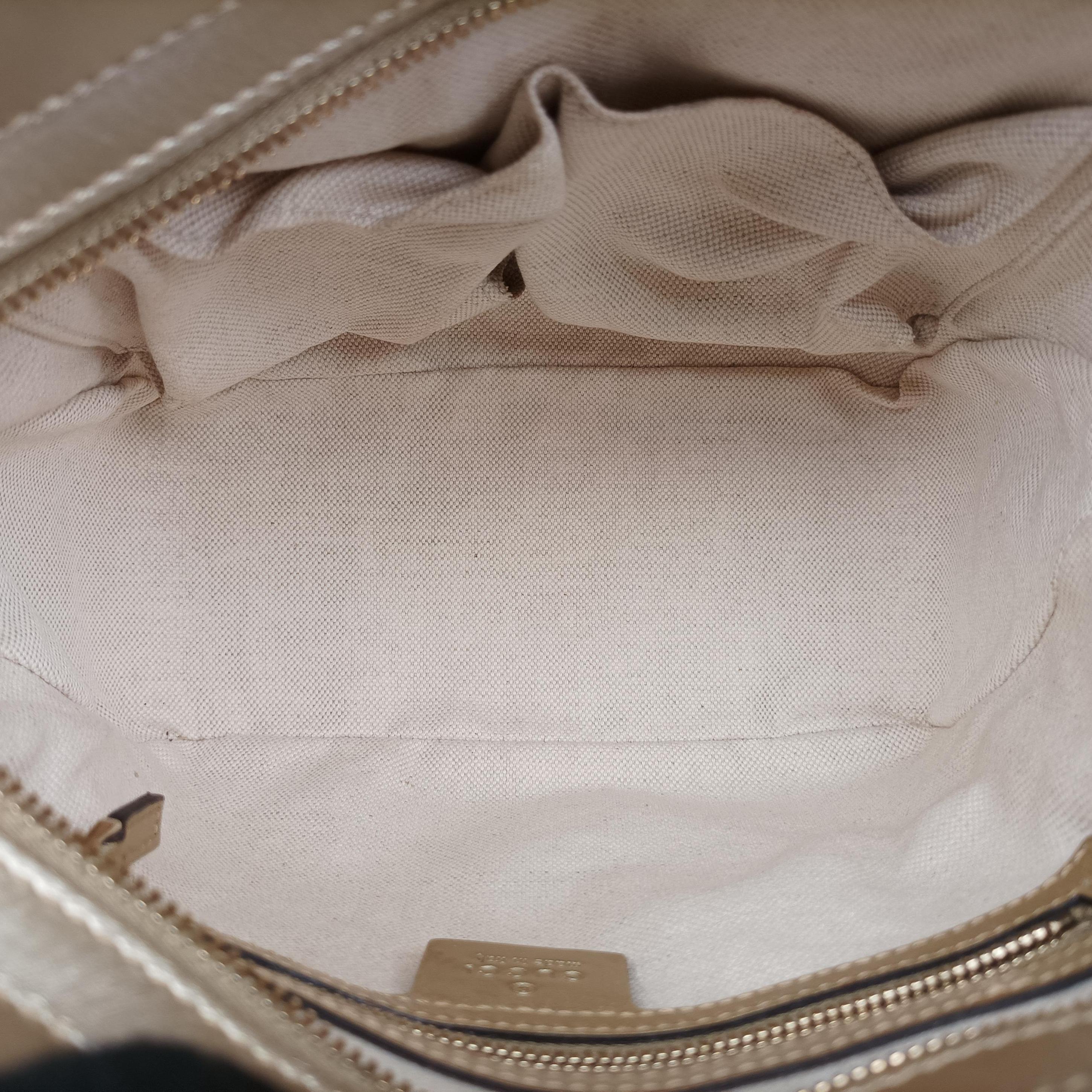 Pre-owned Gucci Bree Golden Leather 353121 shoulderbag | stylenewstar