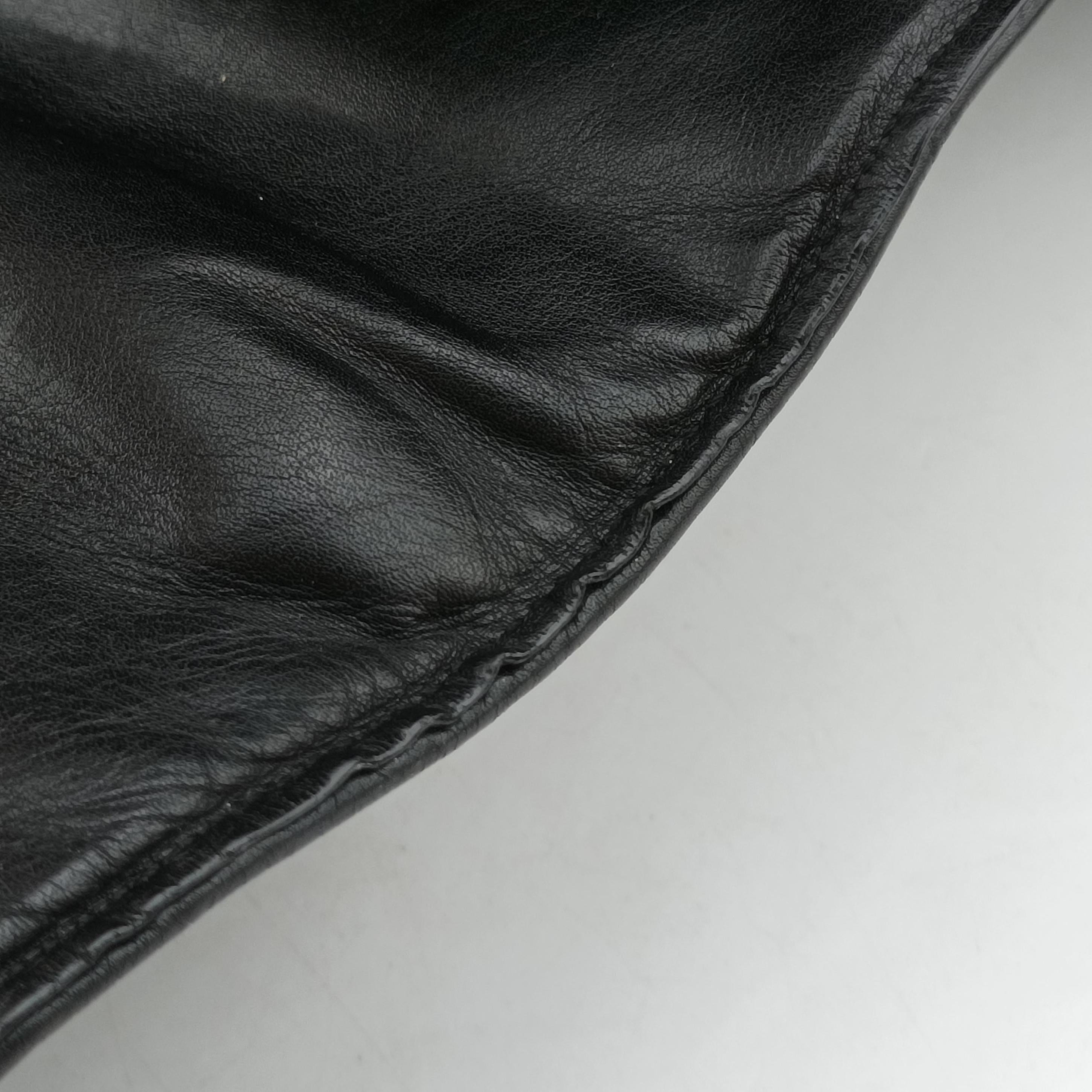 Pre-owned Bottega Veneta Intrecciato Black lambskin  handbag | stylenewstar