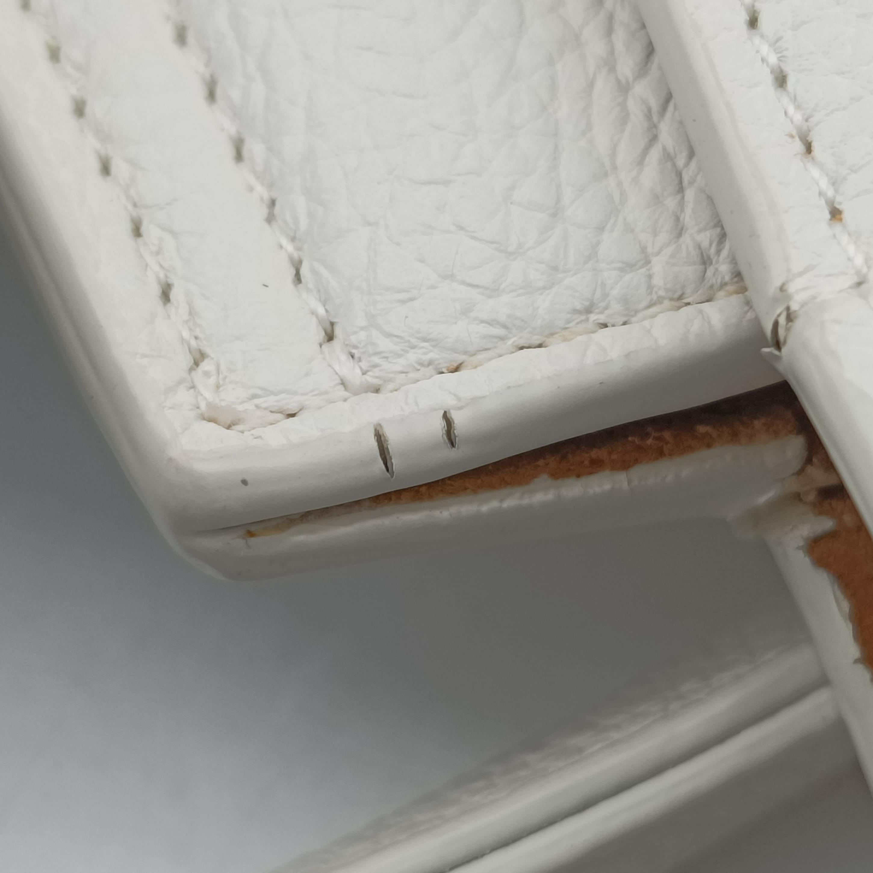 Secondhand Bottega Veneta ARCO White Leather  handbag | stylenewstar