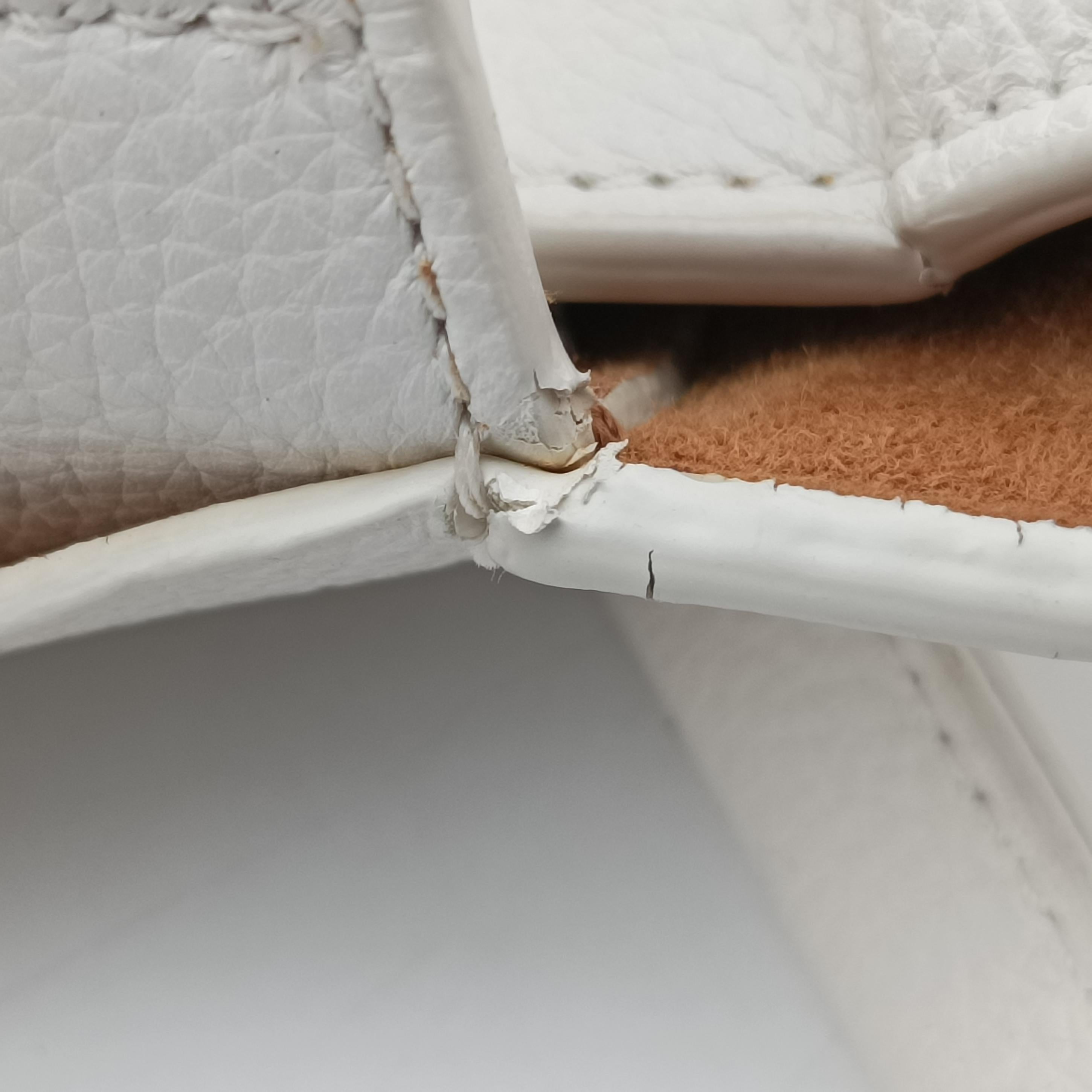 Secondhand Bottega Veneta ARCO White Leather  handbag | stylenewstar