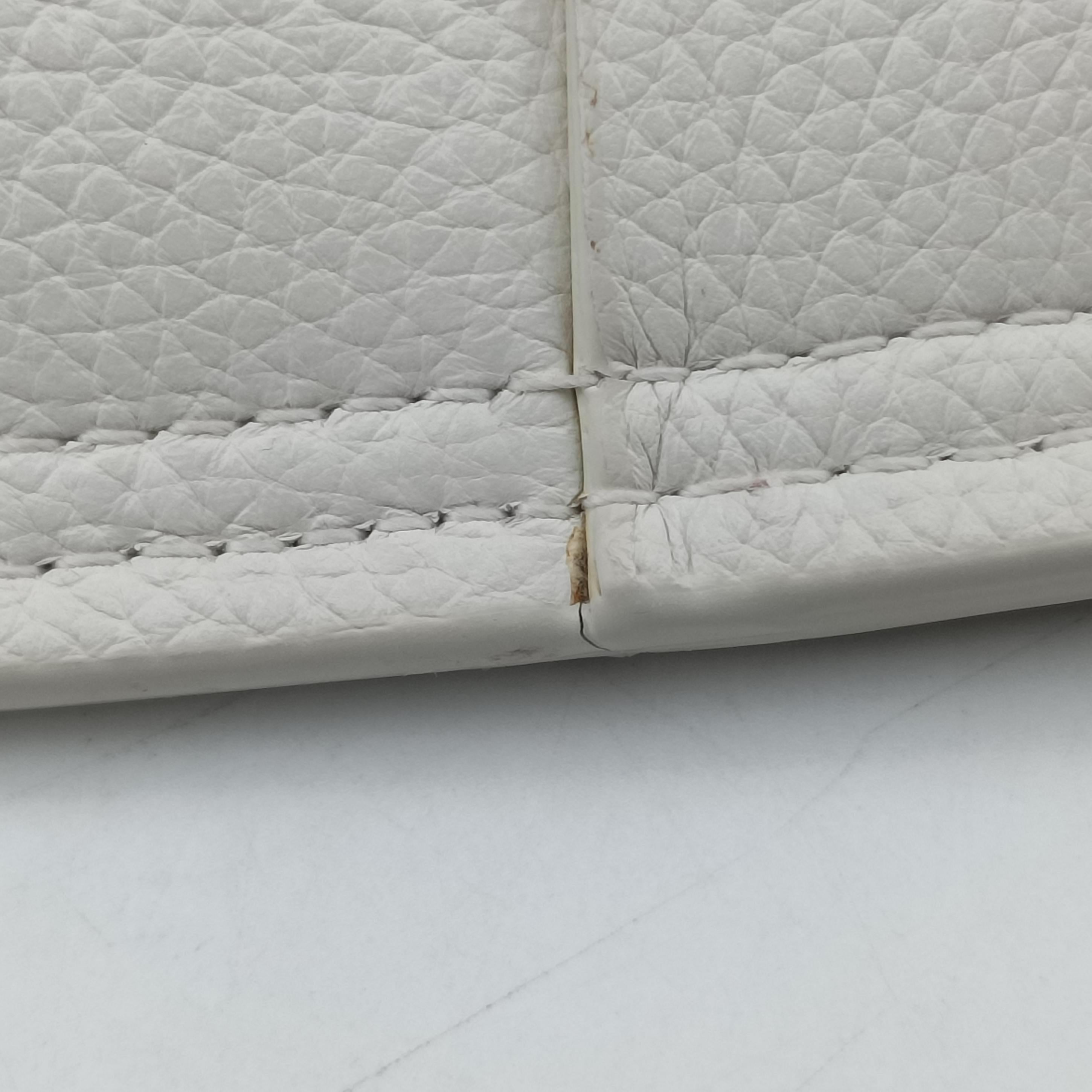 Secondhand Bottega Veneta ARCO White Leather  handbag | stylenewstar