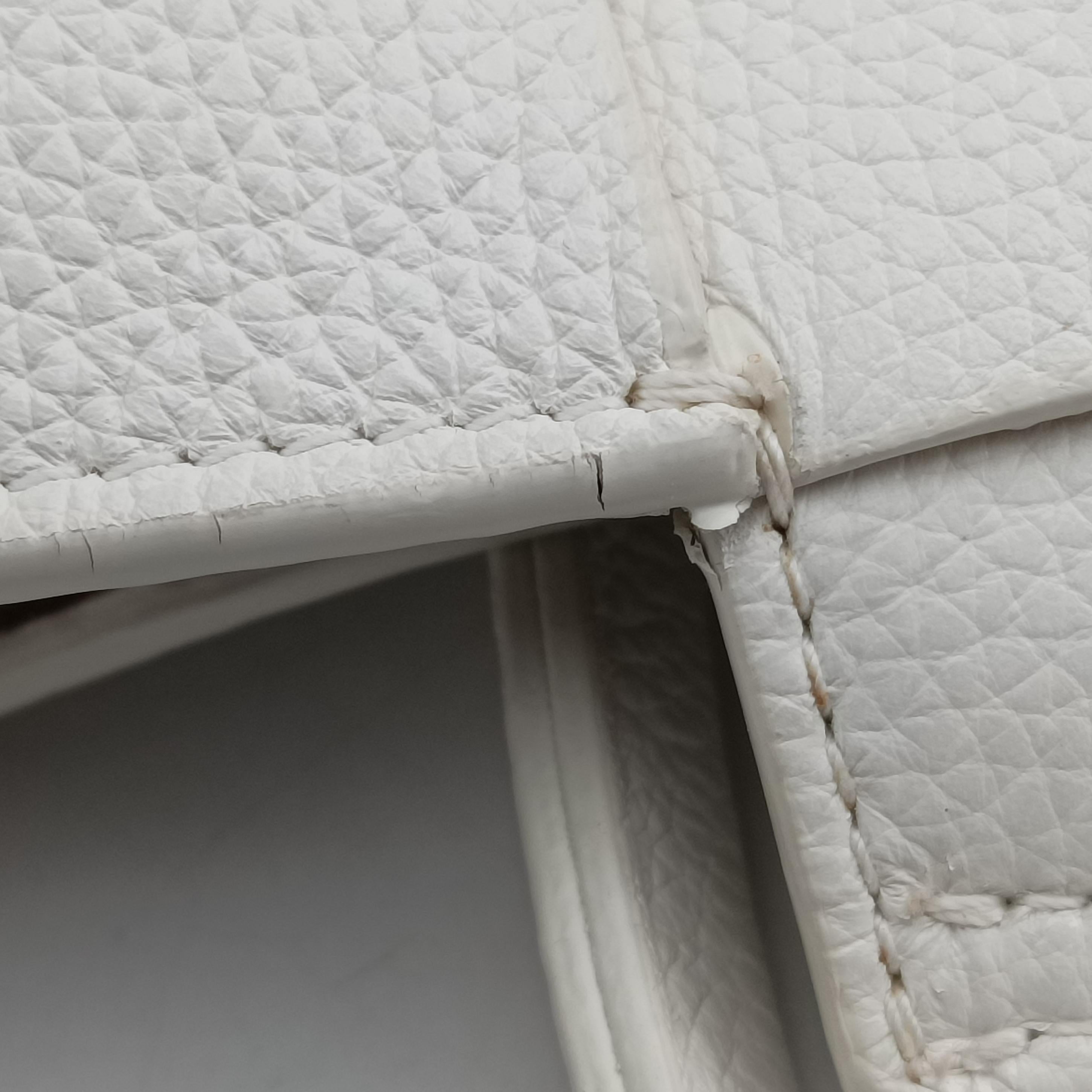 Secondhand Bottega Veneta ARCO White Leather  handbag | stylenewstar