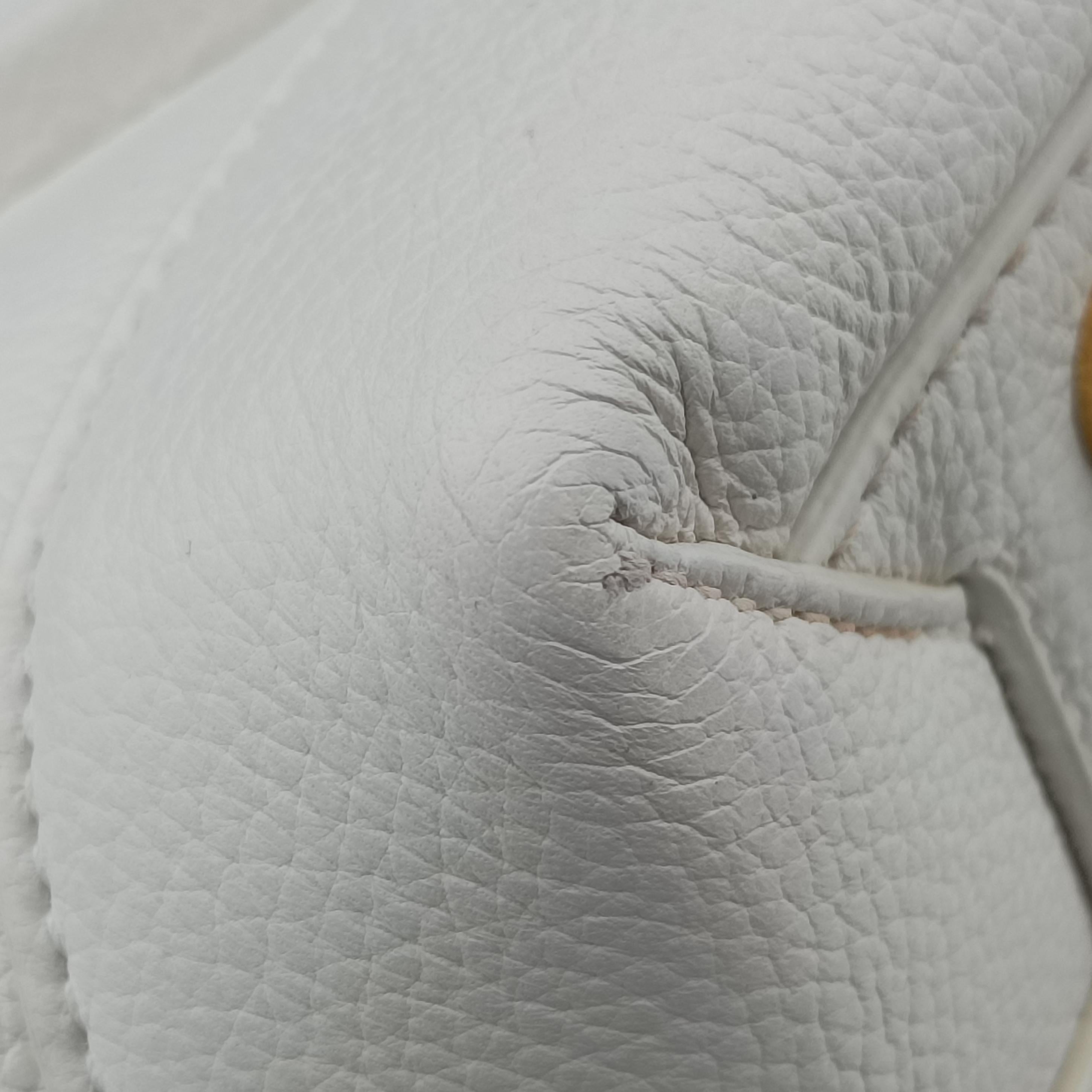Secondhand Bottega Veneta ARCO White Leather  handbag | stylenewstar