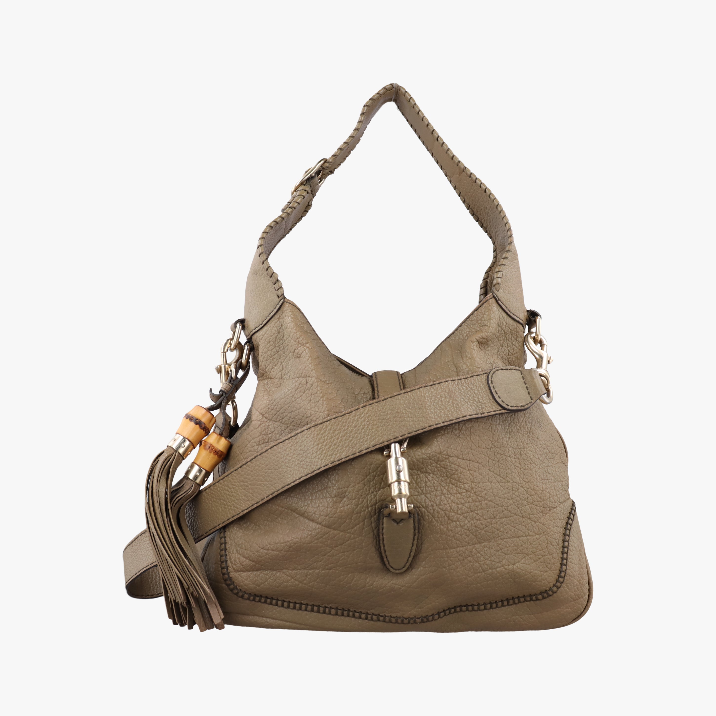 Pre-owned Gucci New Jackie Brown leather 246907 shoulderbag | stylenewstar