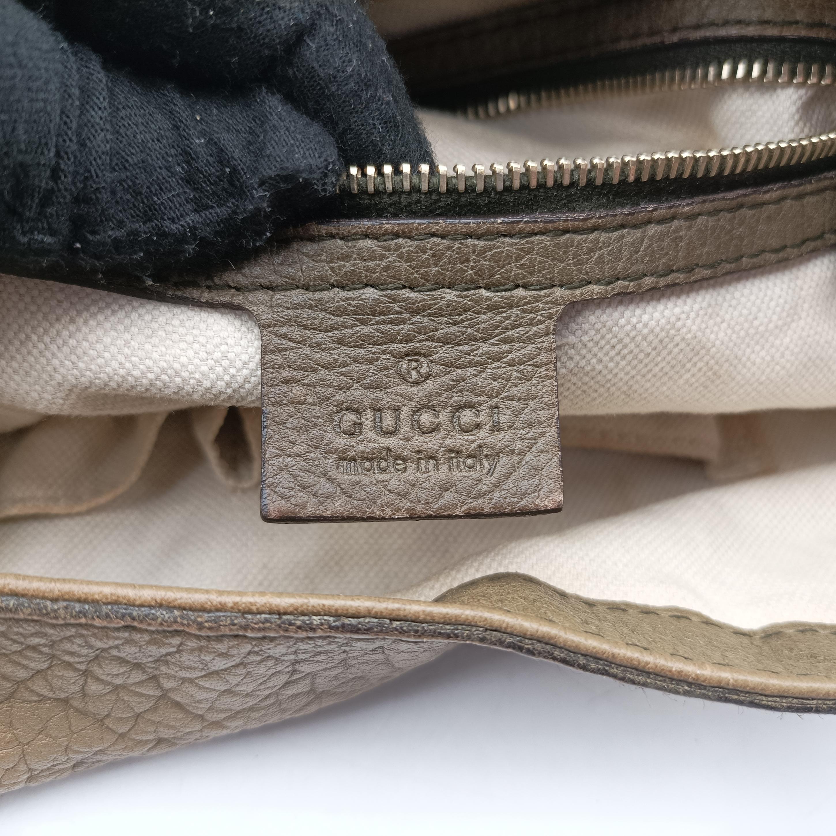 Pre-owned Gucci New Jackie Brown leather 246907 shoulderbag | stylenewstar