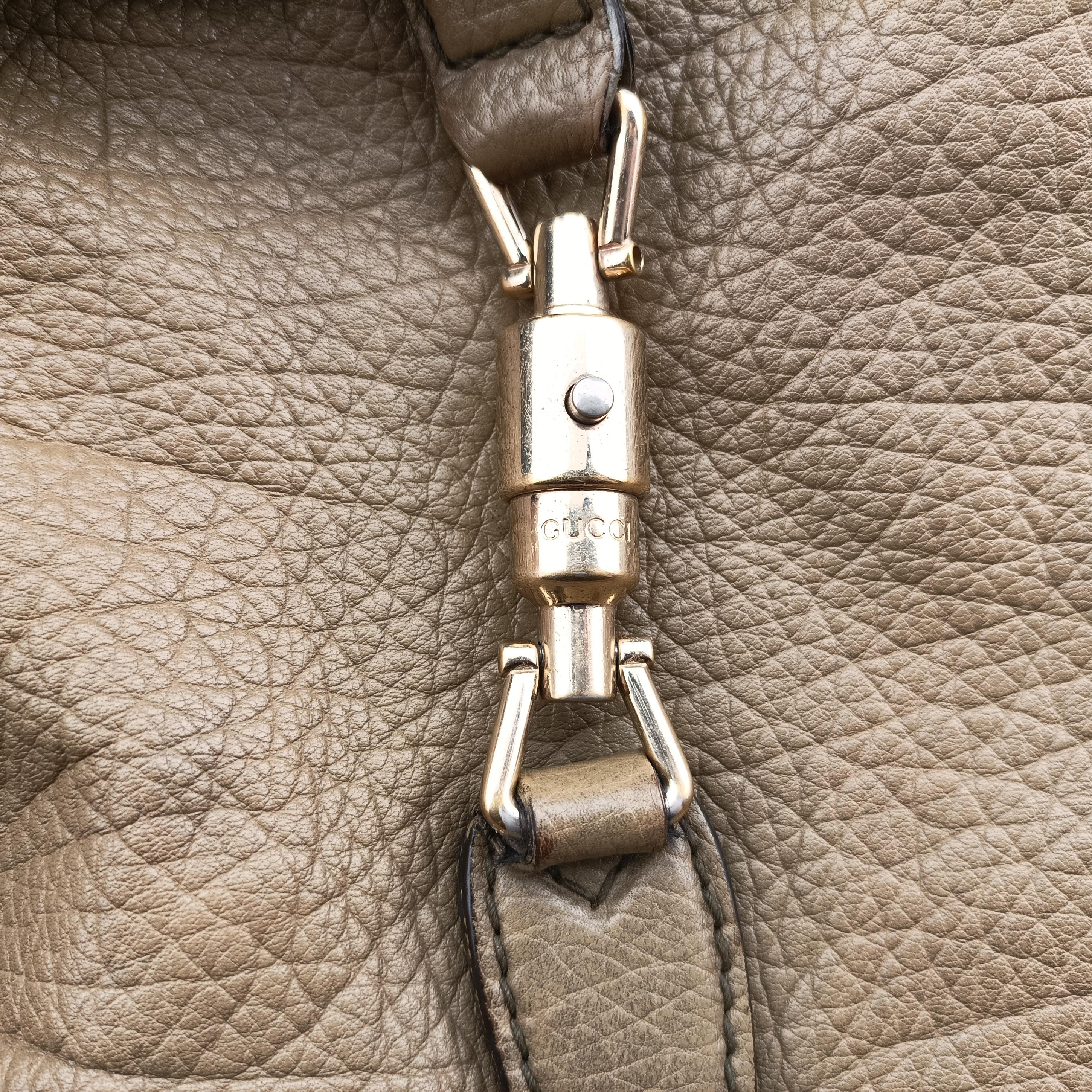 Pre-owned Gucci New Jackie Brown leather 246907 shoulderbag | stylenewstar