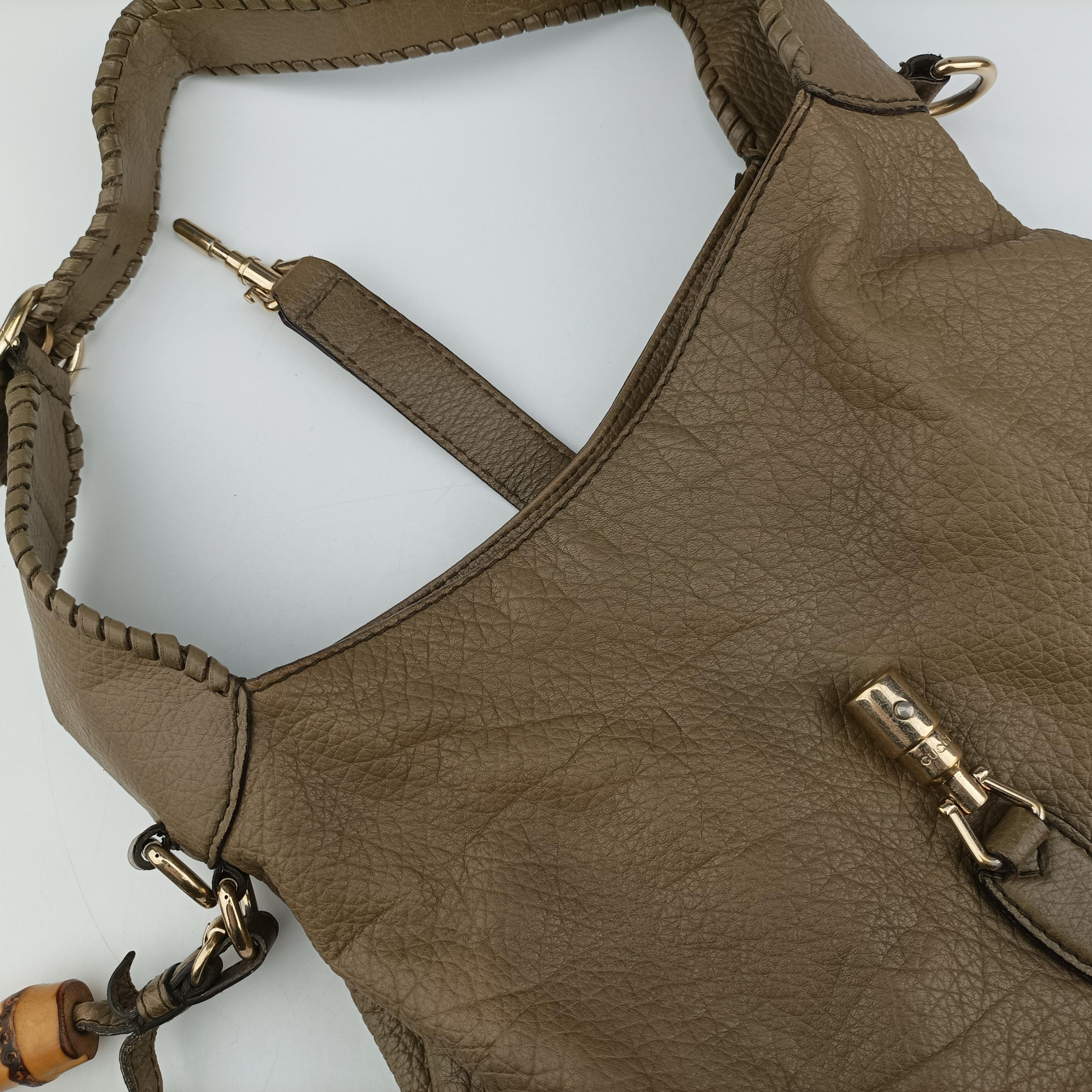 Pre-owned Gucci New Jackie Brown leather 246907 shoulderbag | stylenewstar